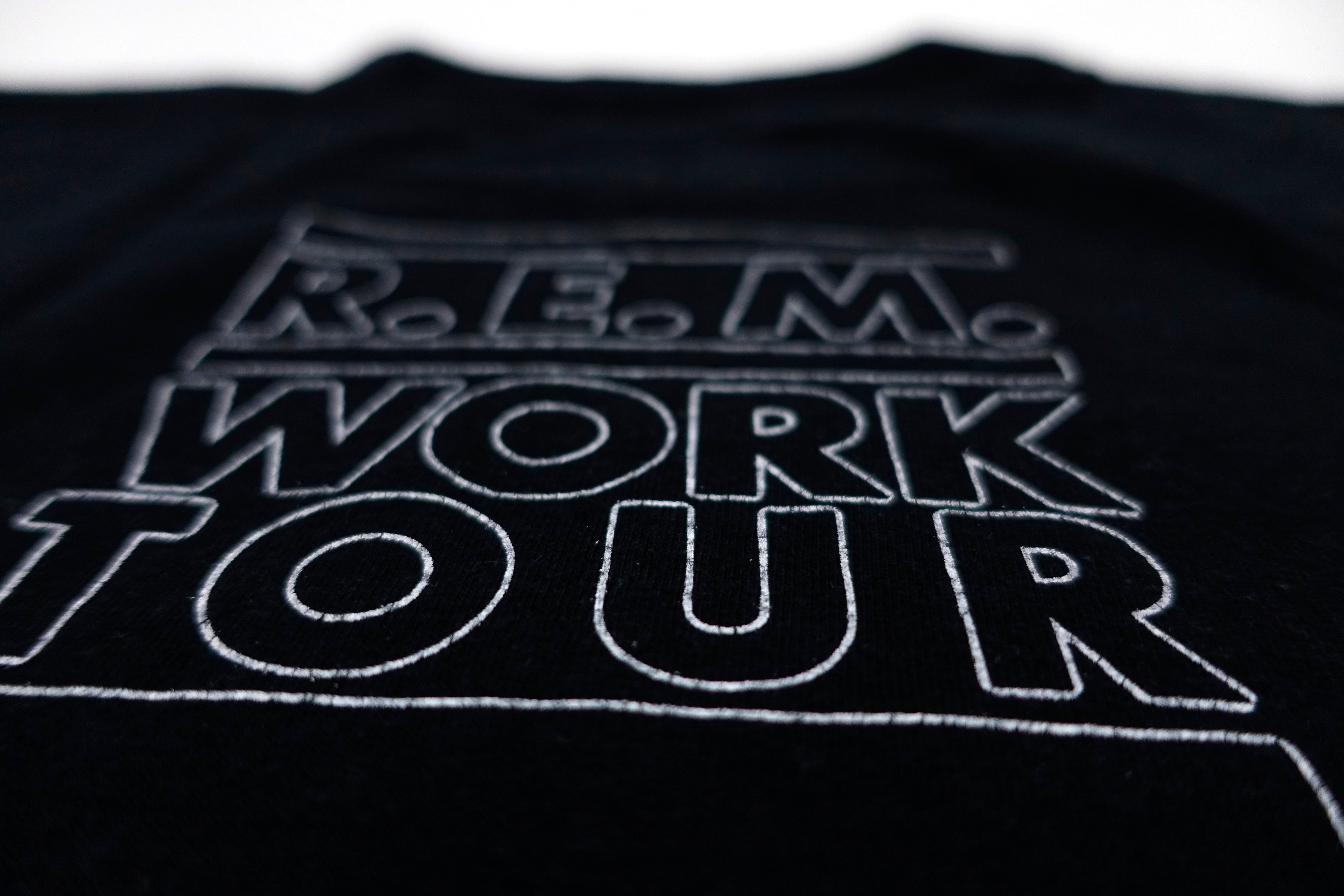 R.E.M. – Rectangle Band Photo Work / Document 1987 Tour Shirt Size XL