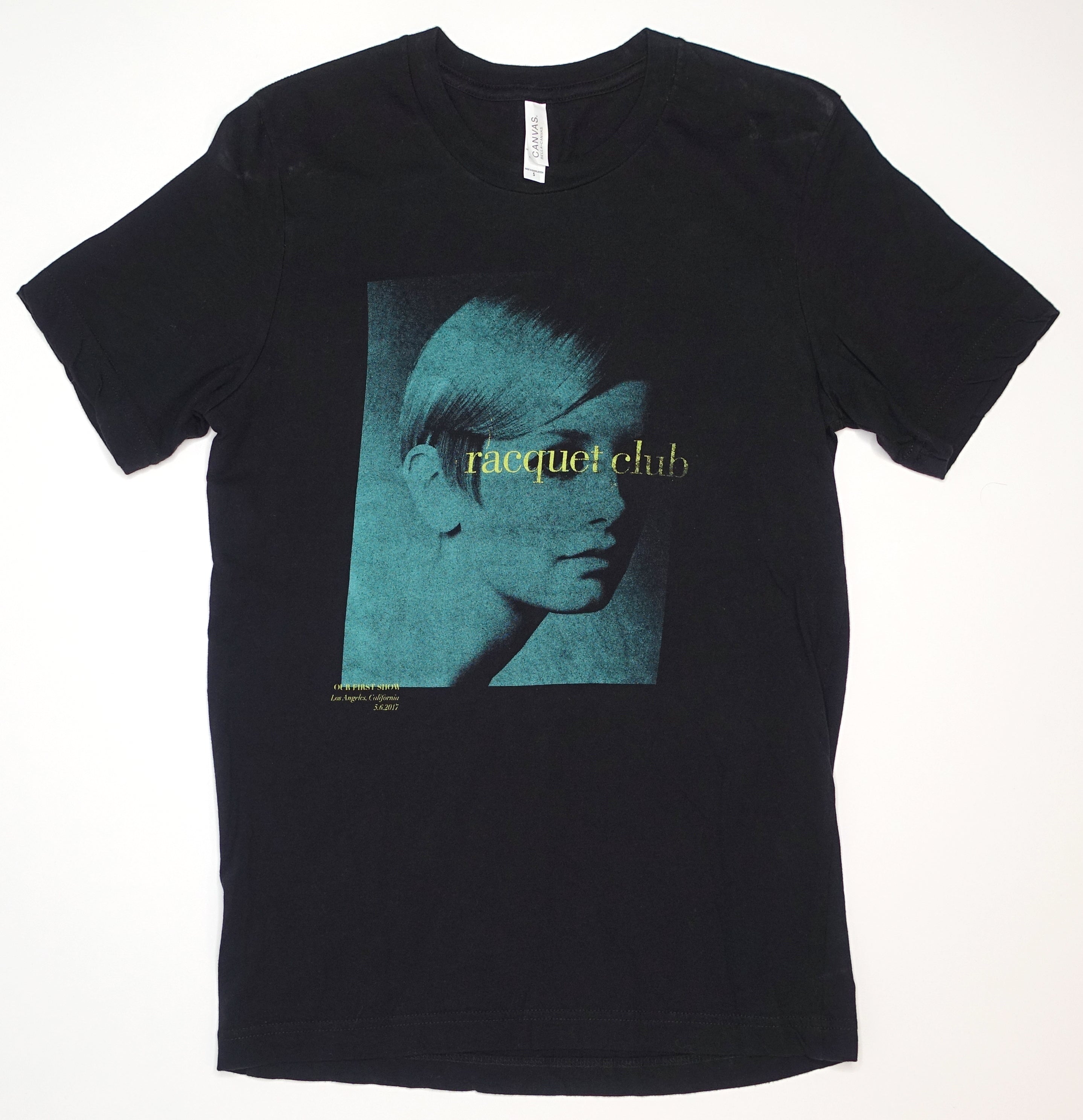 Racquet Club - First Show Ever 5-6-17 Shirt Size Small