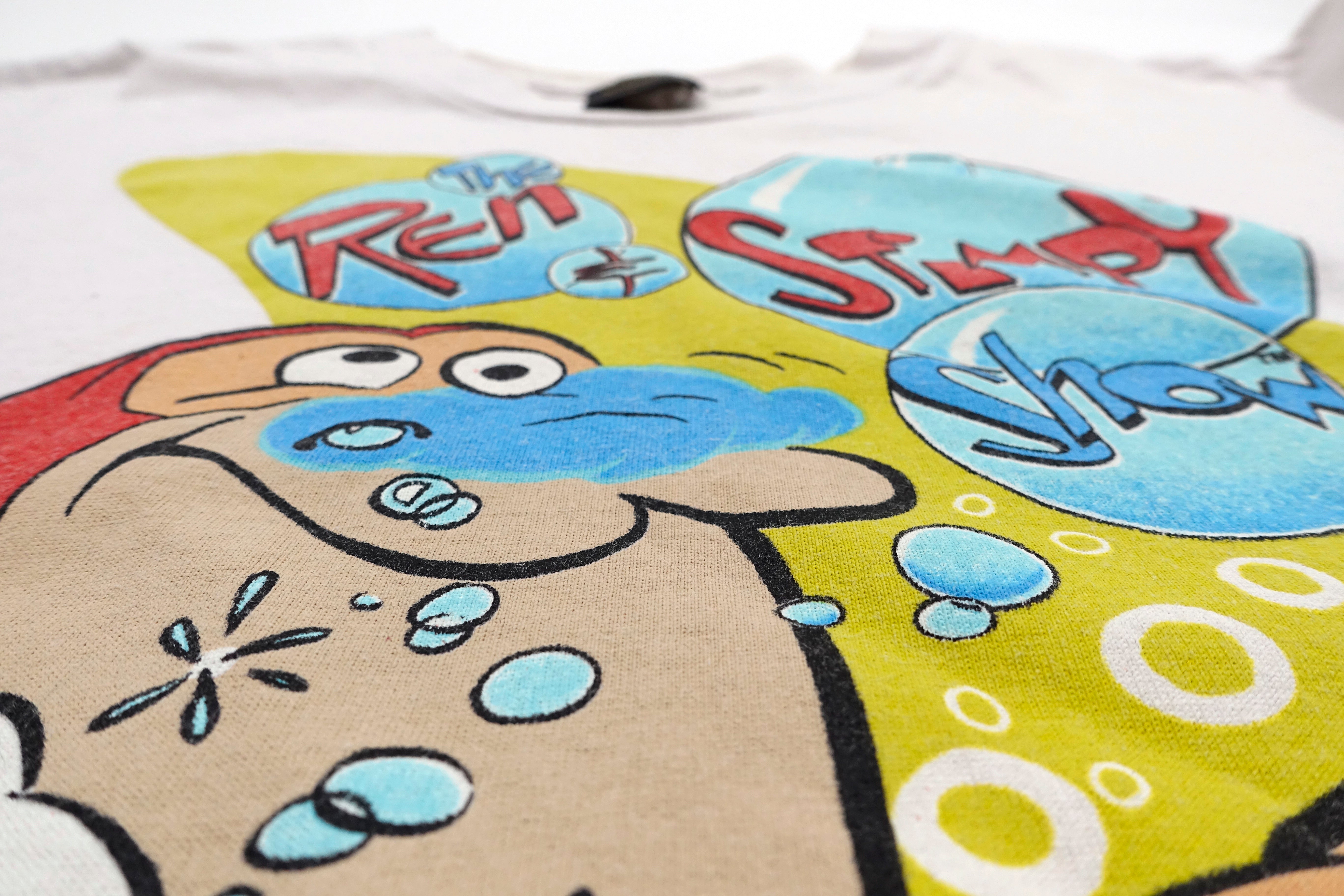 Ren & Stimpy - ©1992 Bathtub Graphic MTV Shirt Size XL