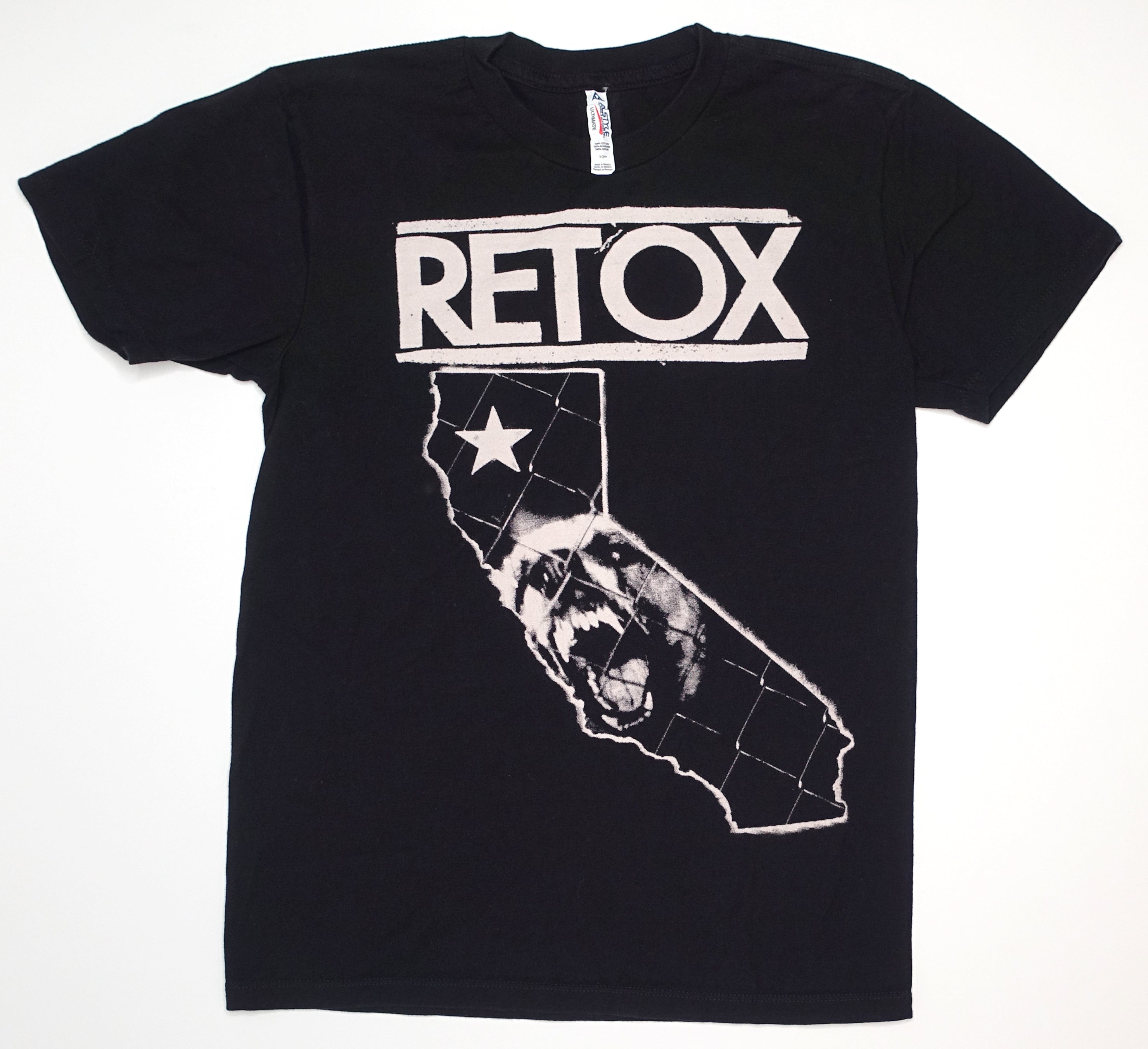 Retox - Beneath California 2015 Tour Shirt Size Small
