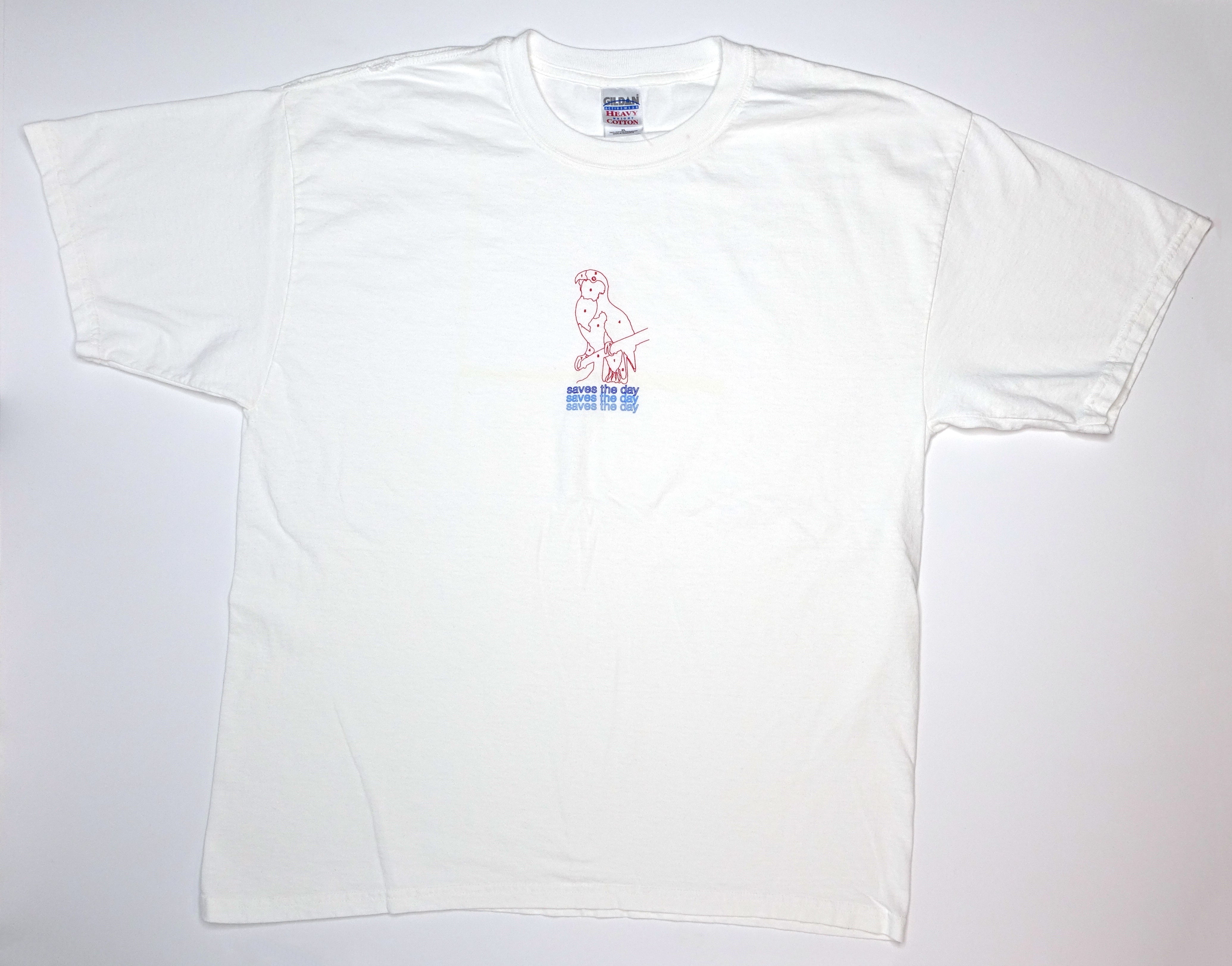 Saves The Day - Paint By Numbers Parrot Early 00's Tour Shirt Size XL