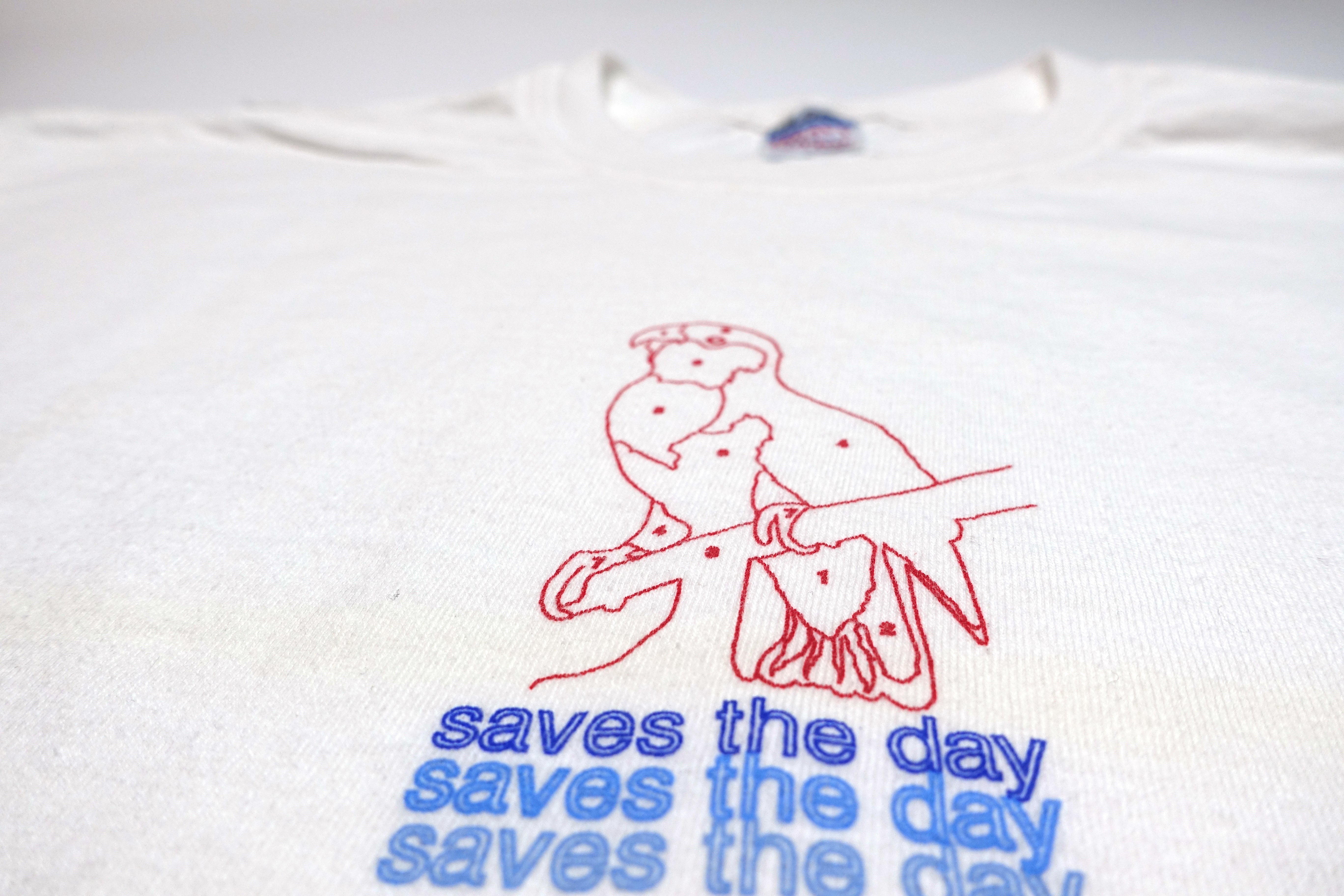 Saves The Day - Paint By Numbers Parrot Early 00's Tour Shirt Size XL