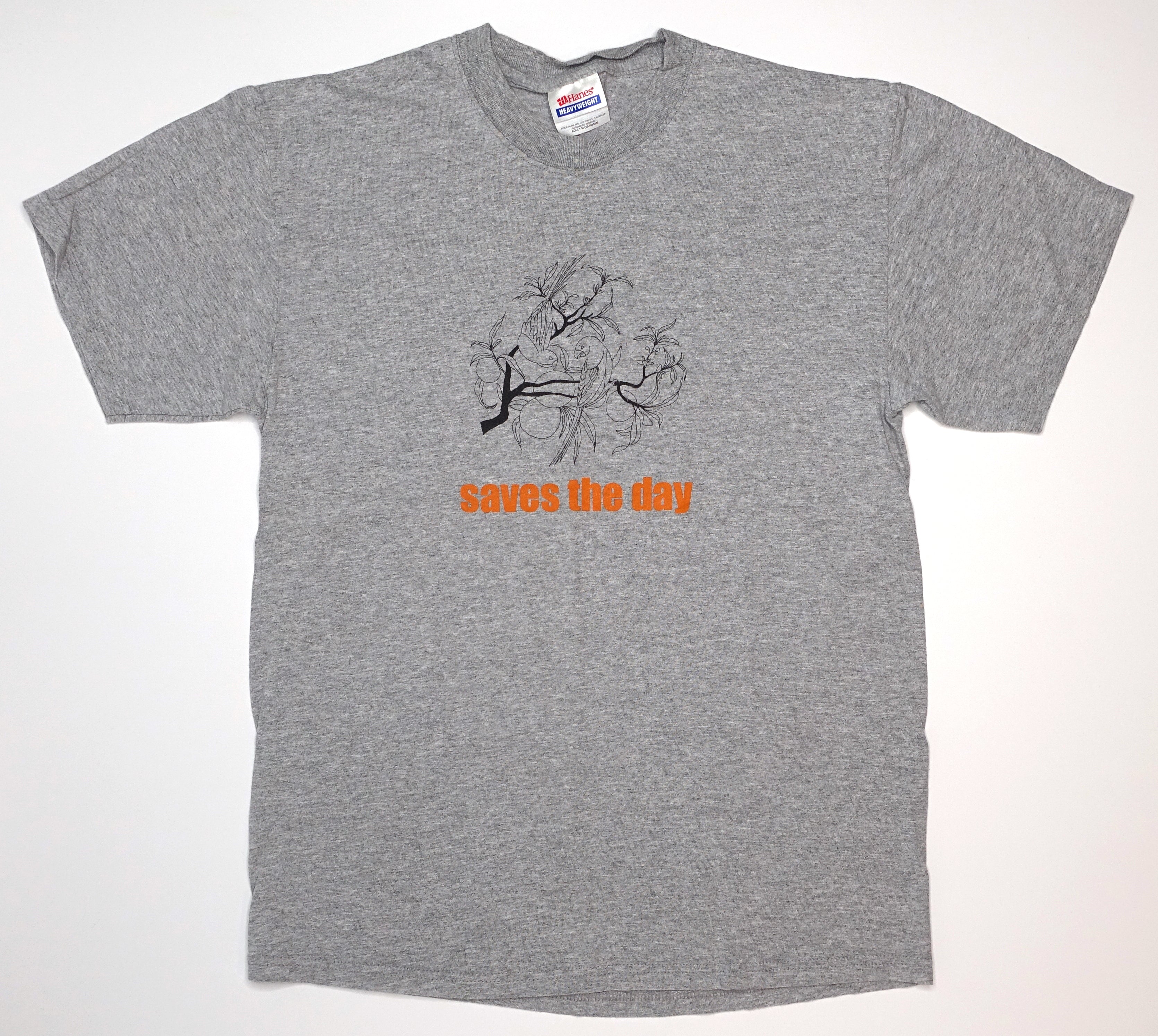 Saves The Day - Parrot Drawing Early 00's Tour Shirt Size Medium