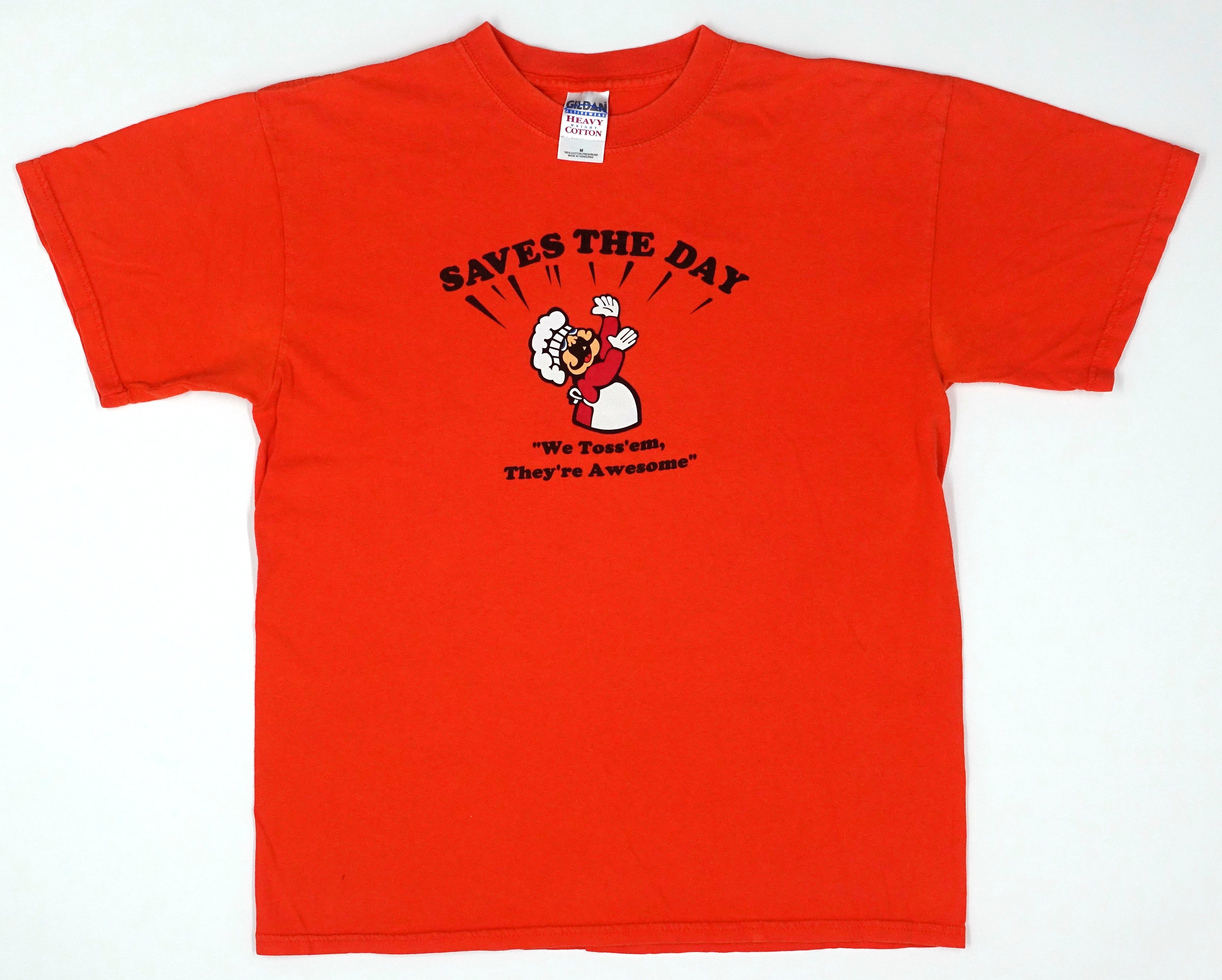 Saves The Day - We Toss' Em, They're Awesome Tour Shirt Size Medium