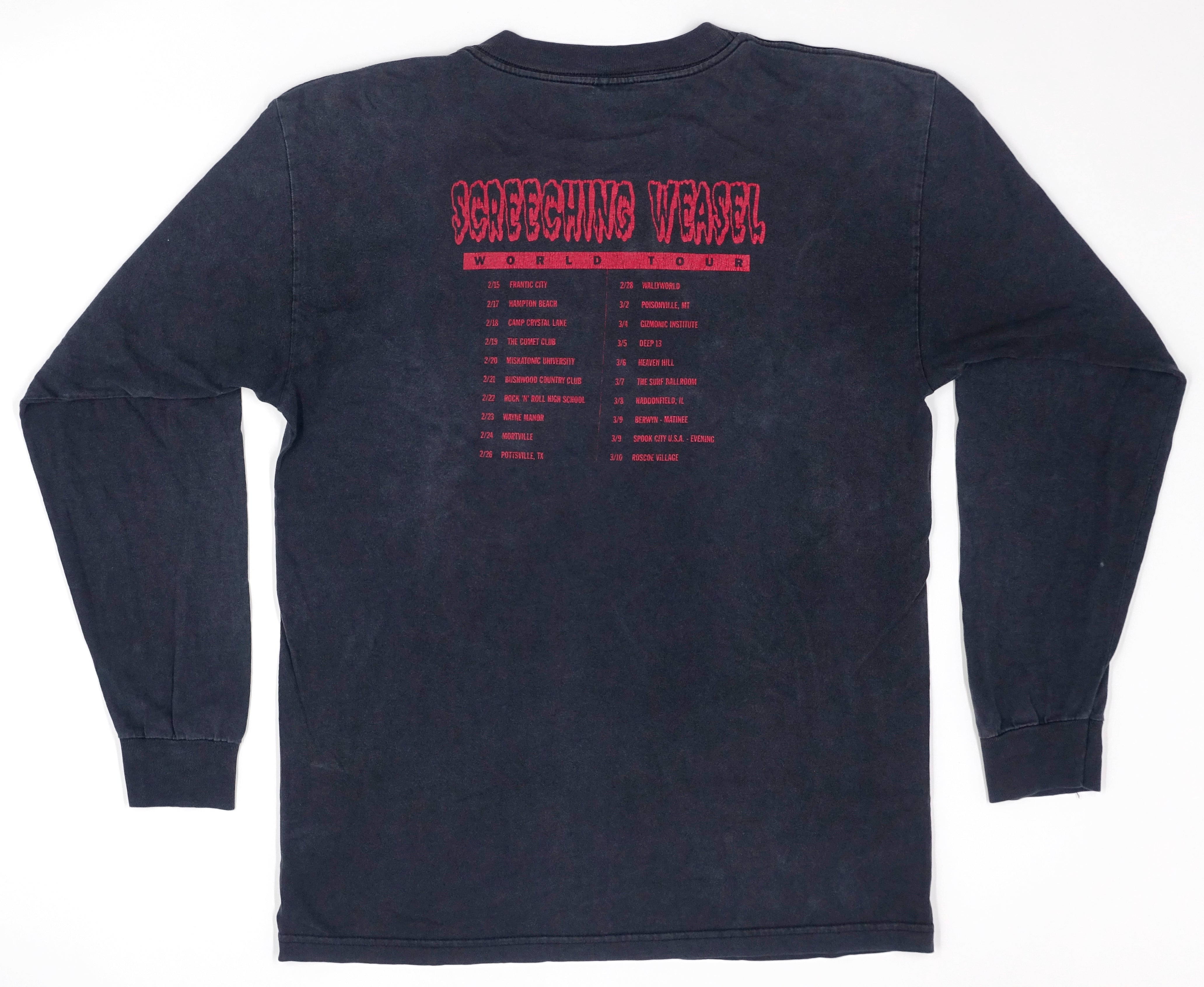 Screeching Weasel – Bark Like A Dog 1996 World Tour Long Sleeve Shirt Size Large