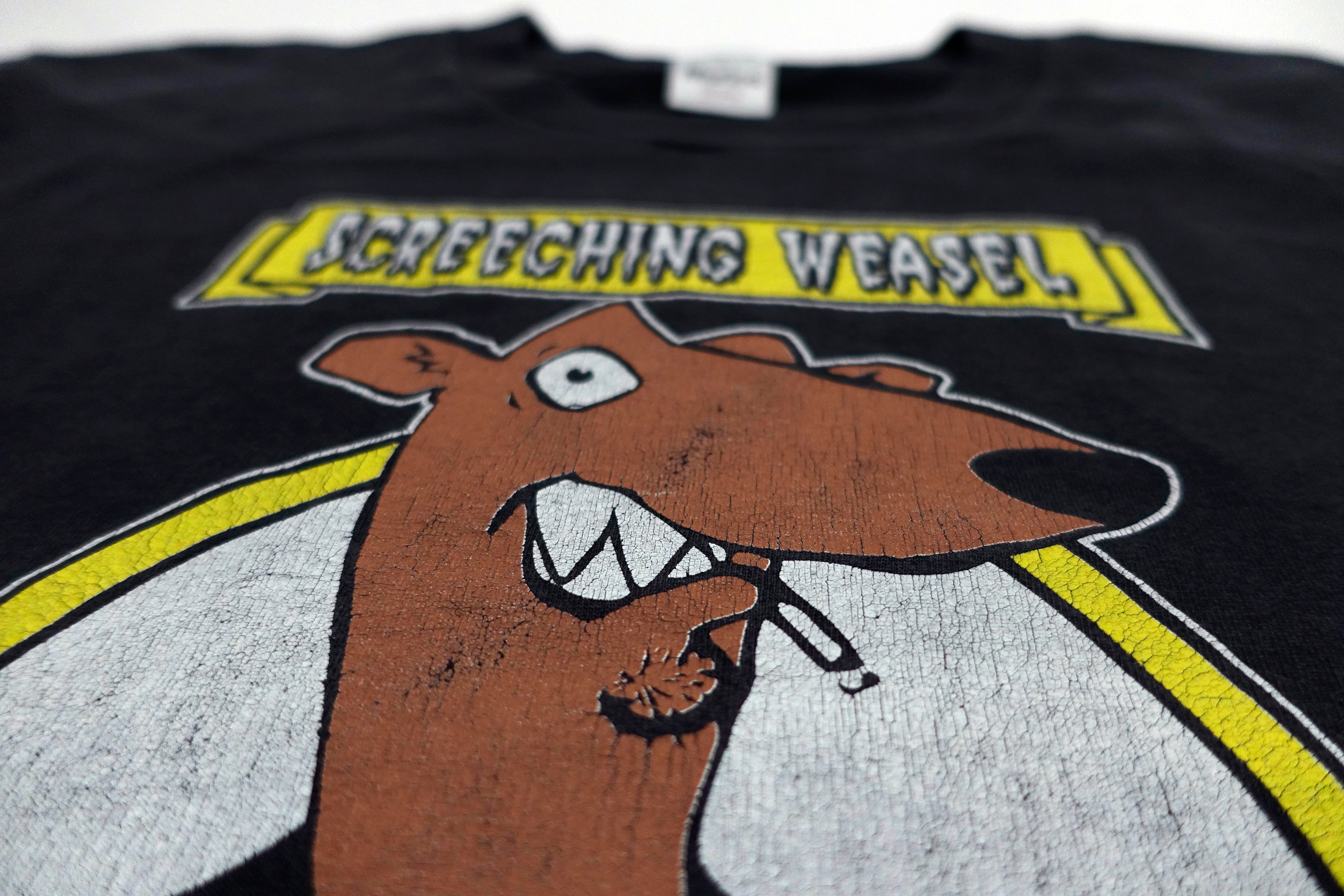 Screeching Weasel – Bark Like A Dog 1996 World Tour Long Sleeve Shirt Size Large