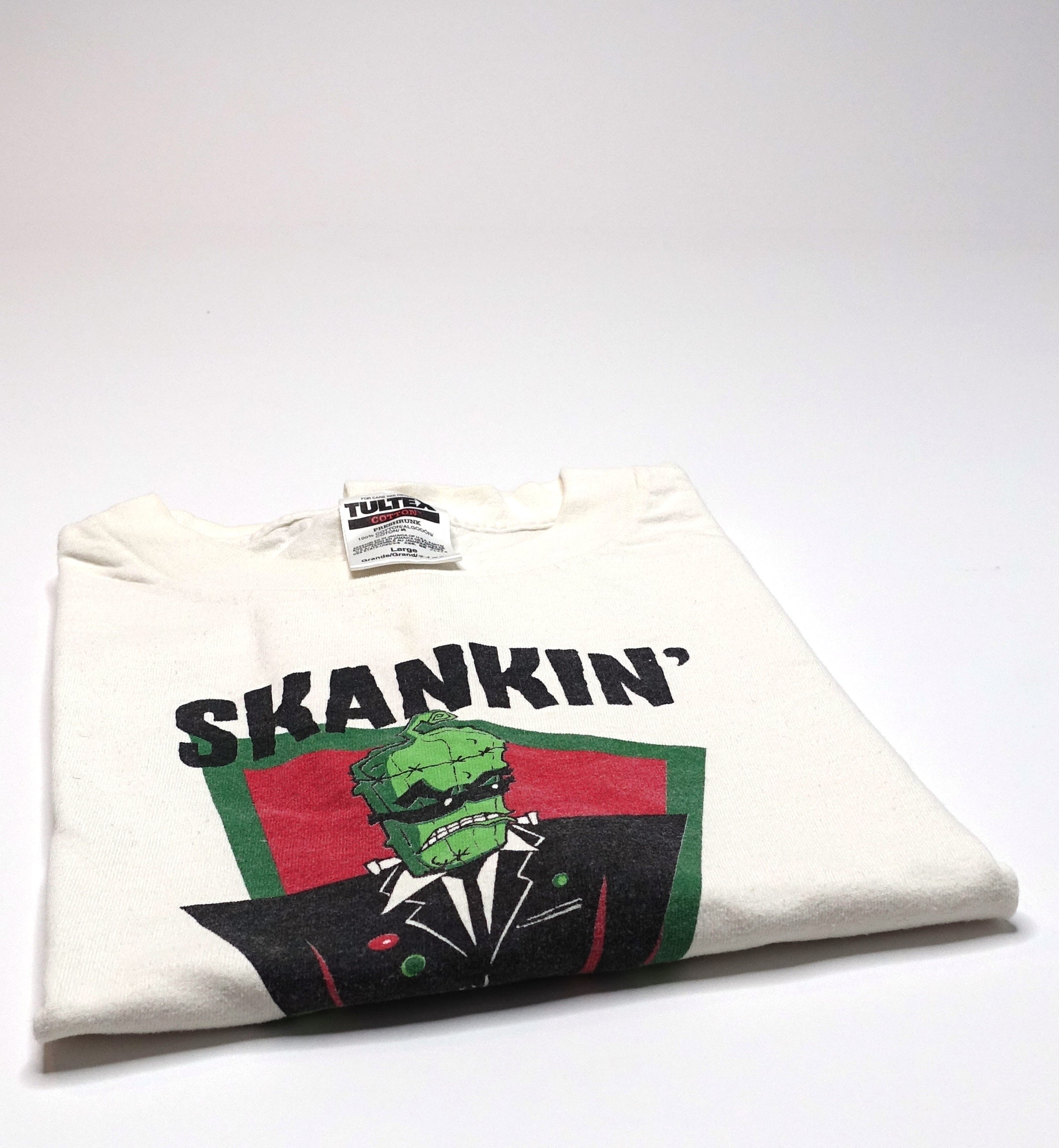 Skankin' Pickle – Two Tone Pickle 90's Tour Shirt Size Large