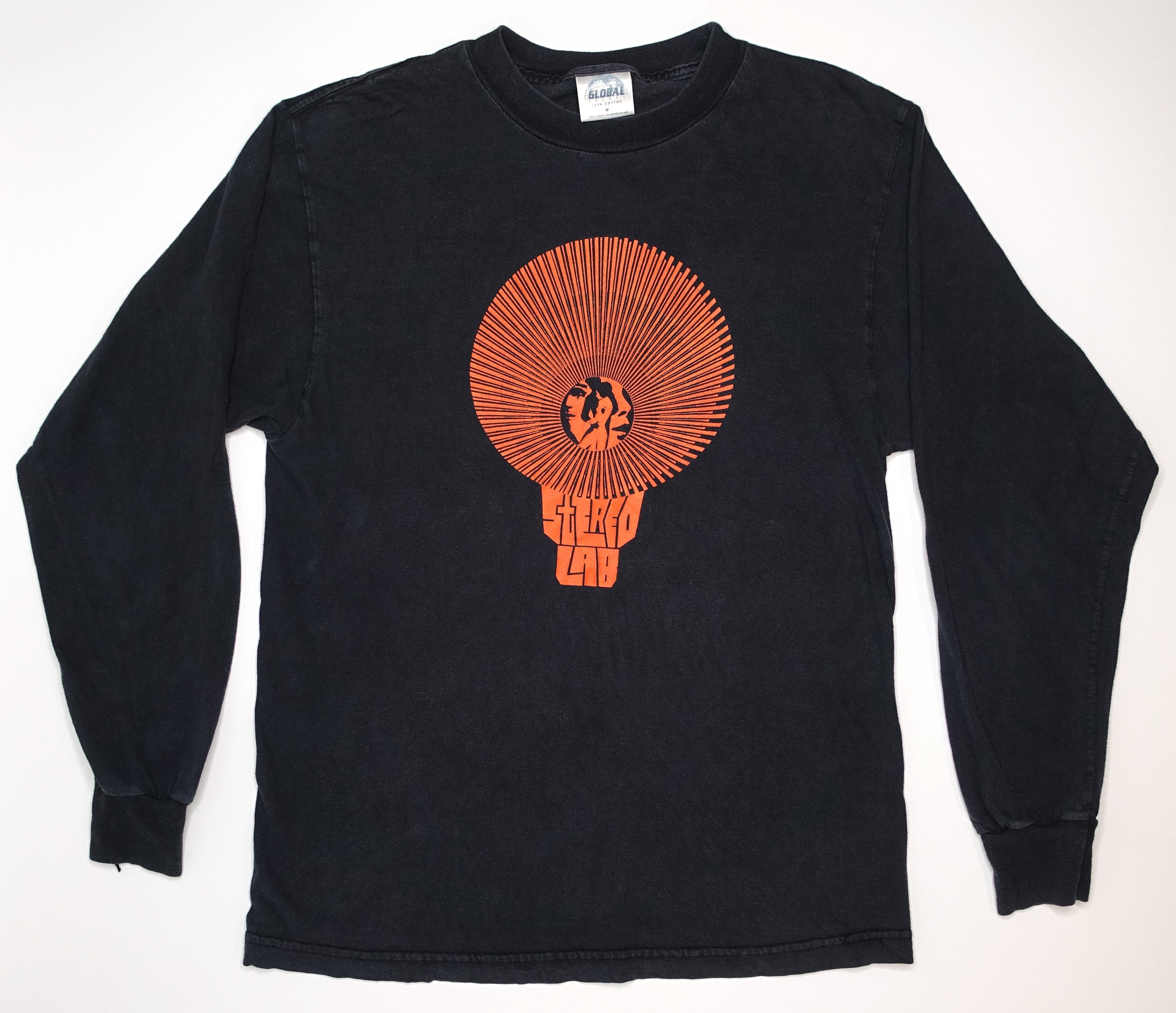 Stereolab – Psychedelic Ball 90's Long Sleeve Tour Shirt Size Medium