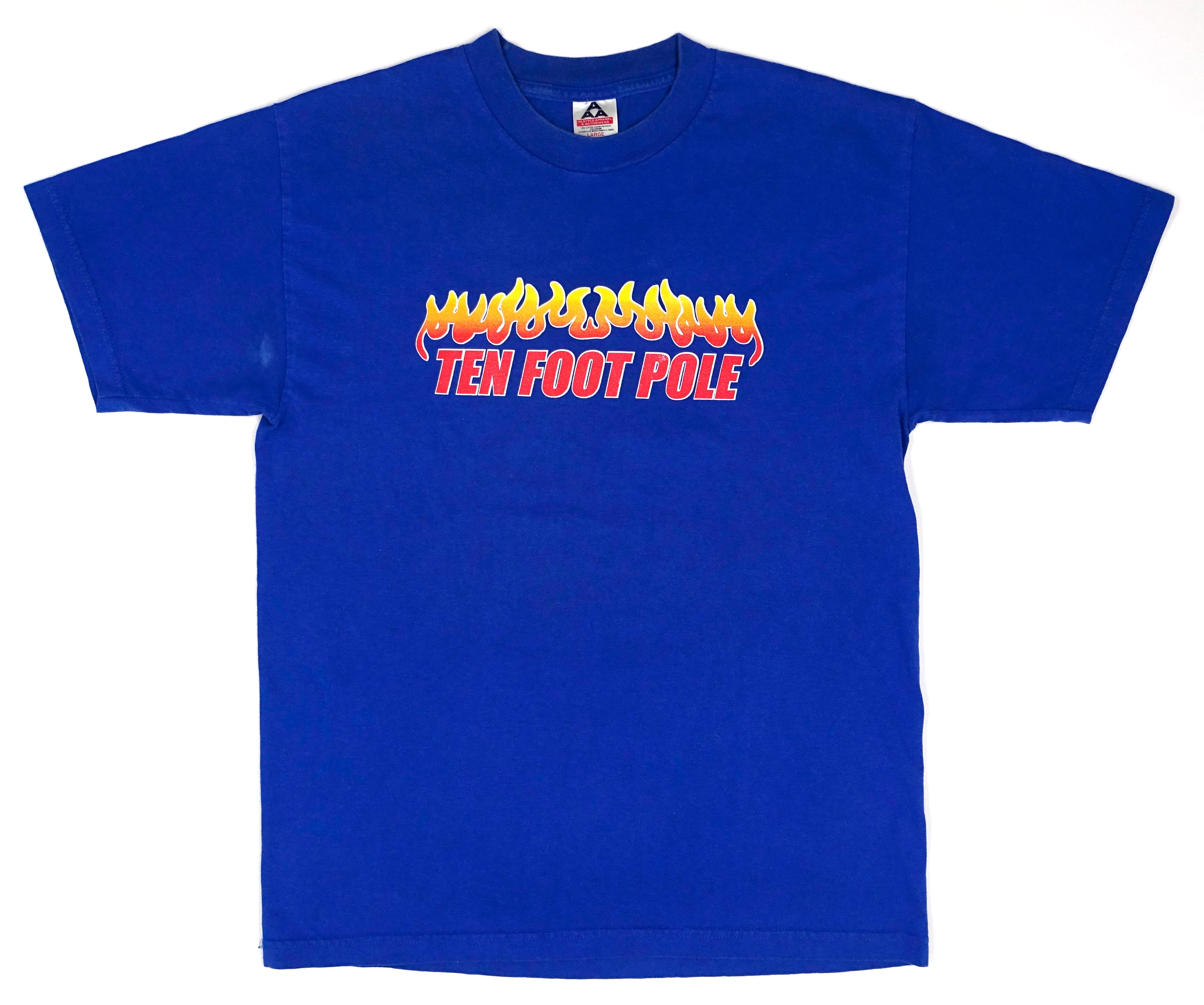 Ten Foot Pole – Got Off Your Ass And Ride 90's Tour Shirt Size Large