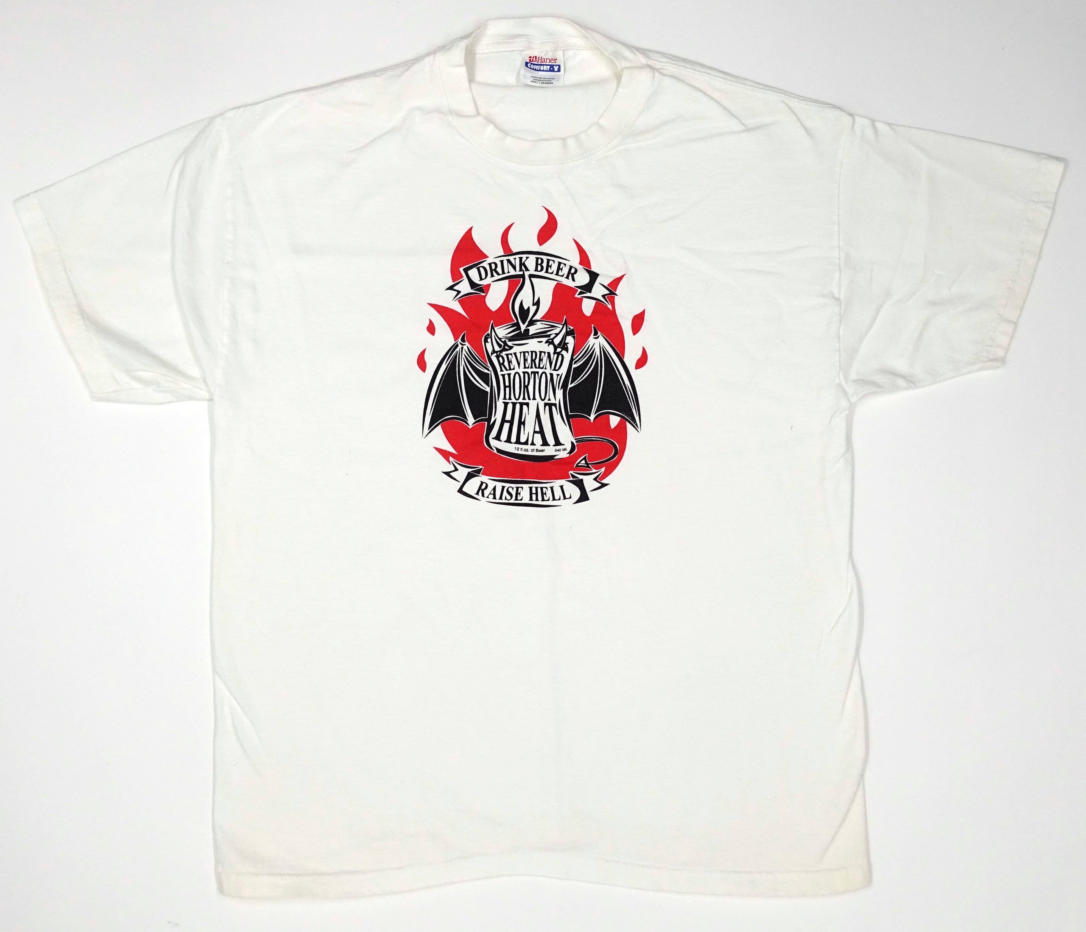 Reverend Horton Heat – Drink Beer, Raise Hell 90's Tour Shirt Size Large