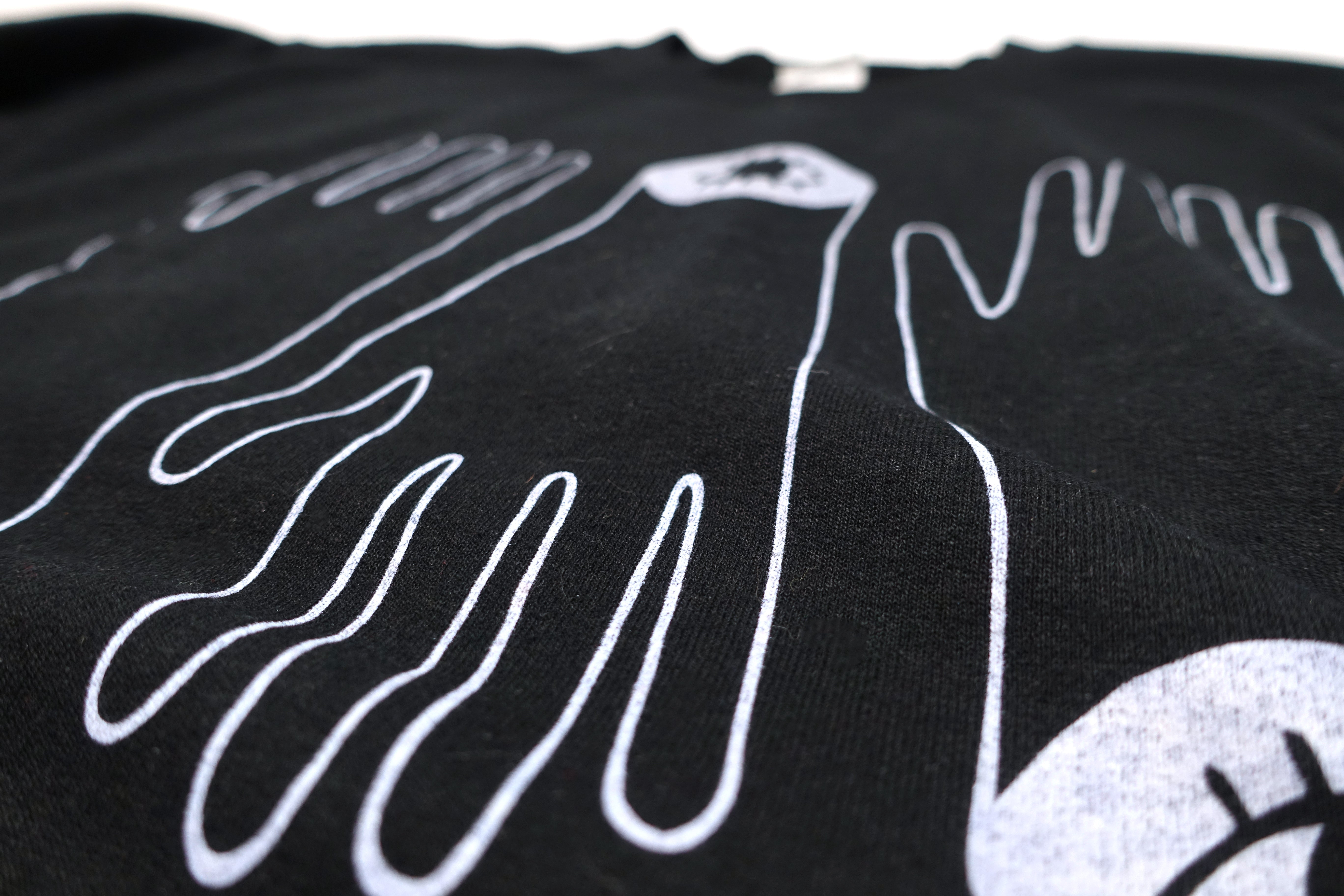 World Is A Beautiful Place And I Am No Longer Afraid To Die - Hand with Eyes Tour Sweat Shirt Size Small