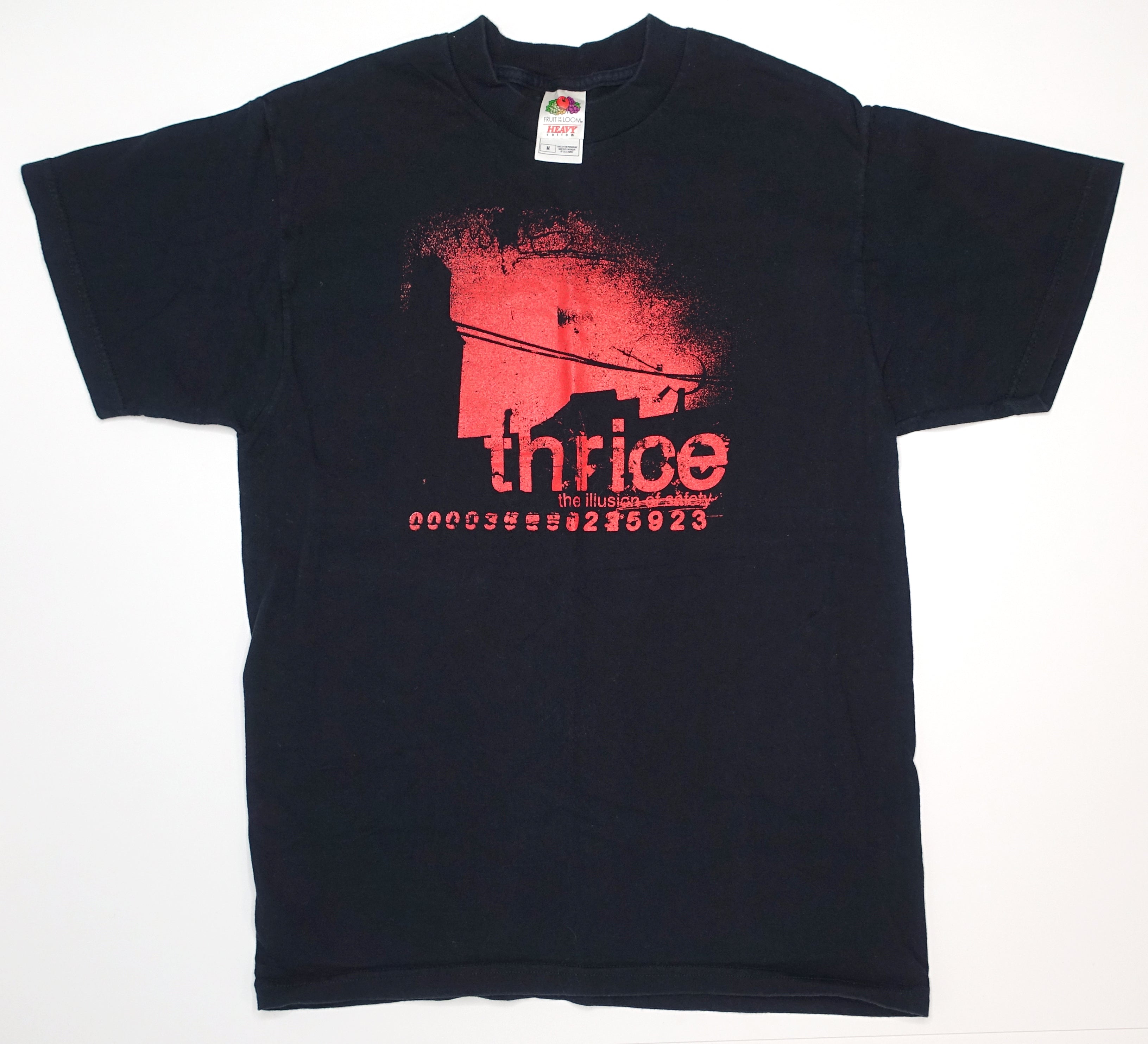 Thrice - The Illusion Of Safety 2002 Tour Shirt Size Medium