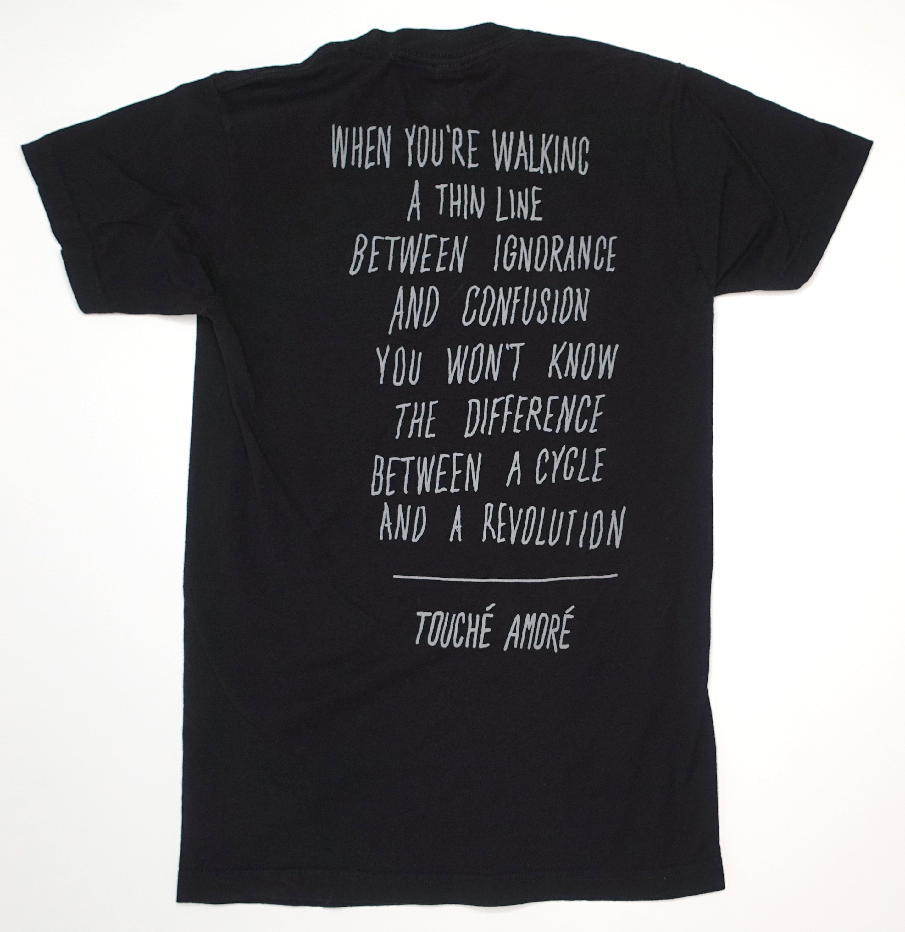 Touché Amoré - History Reshits Itself 2009 Tour Shirt Size Small
