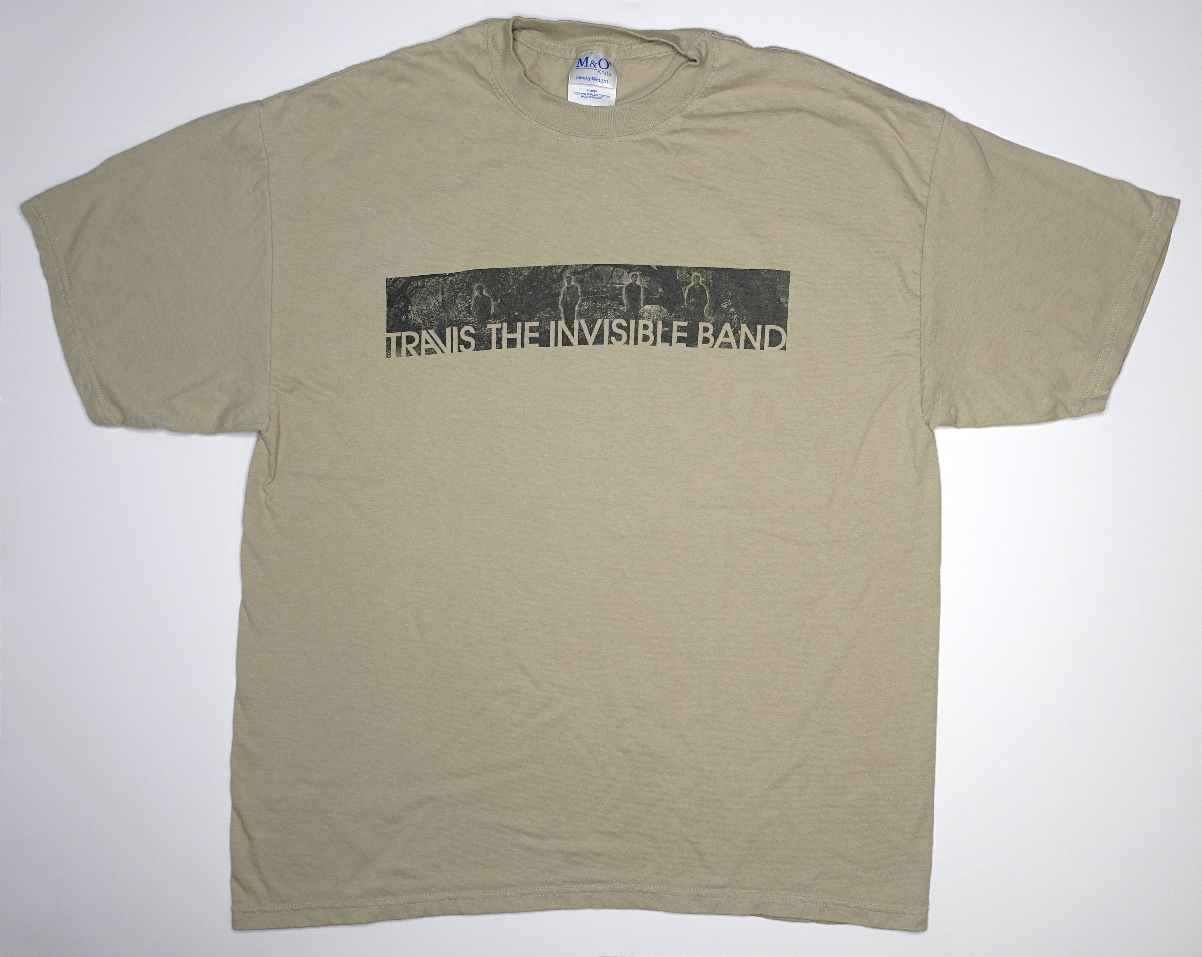 Travis – The Invisible Band Group Shot 2001 Tour Shirt Size XL