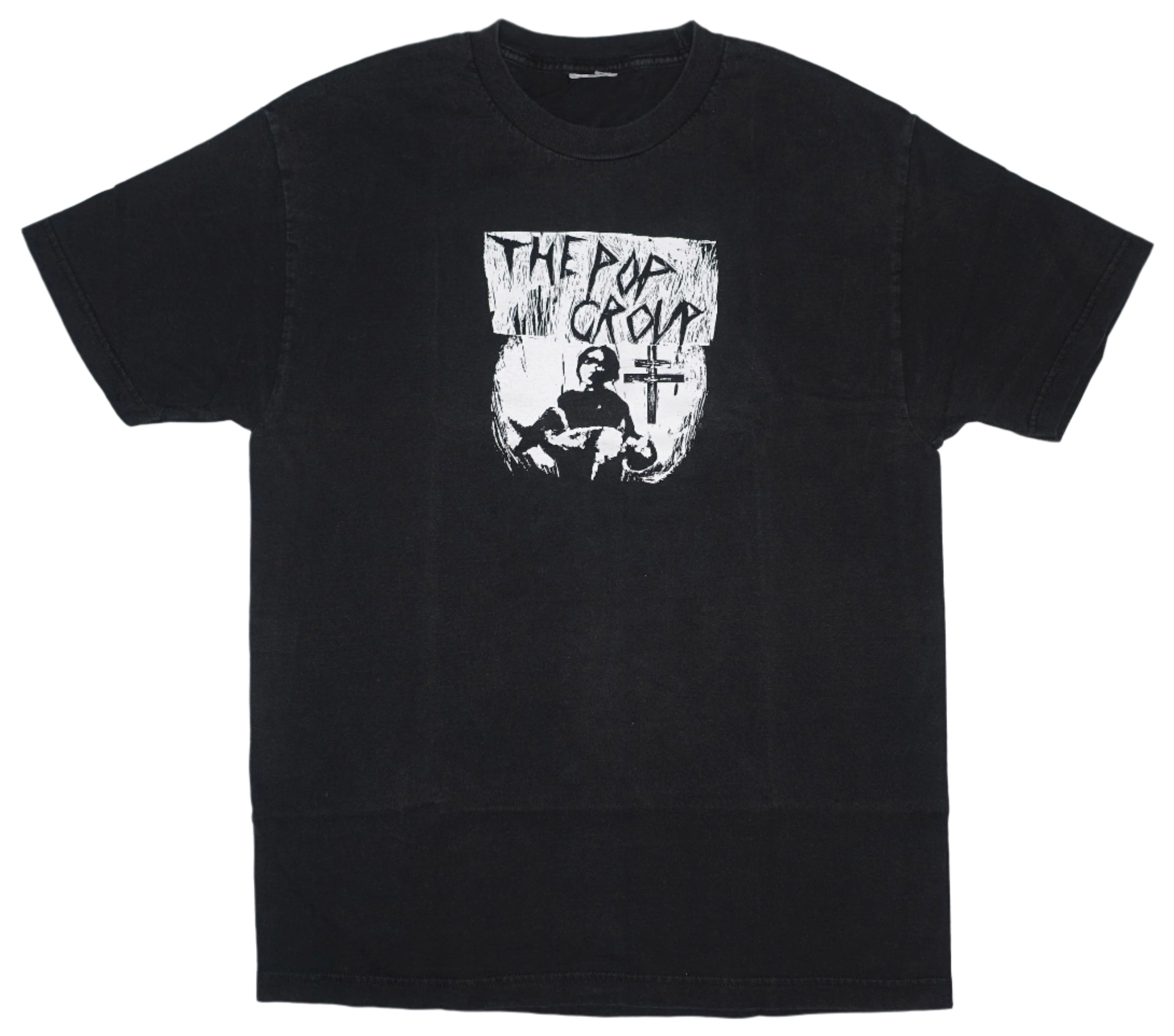 Pop Group – Wood Cut Tour Shirt Size Large