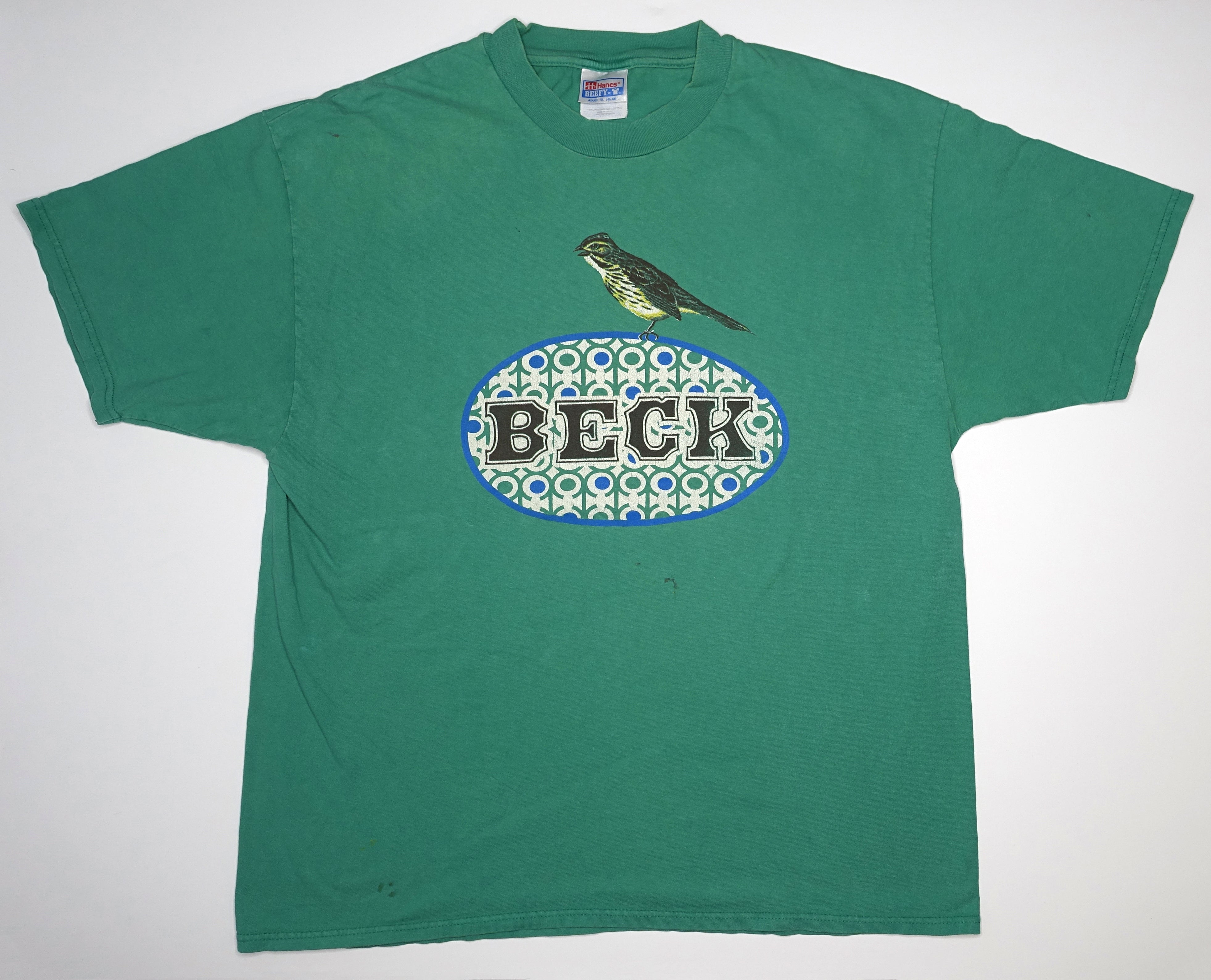 Beck – Where It's At 90's Tour Shirt 1 (Green) Size XL