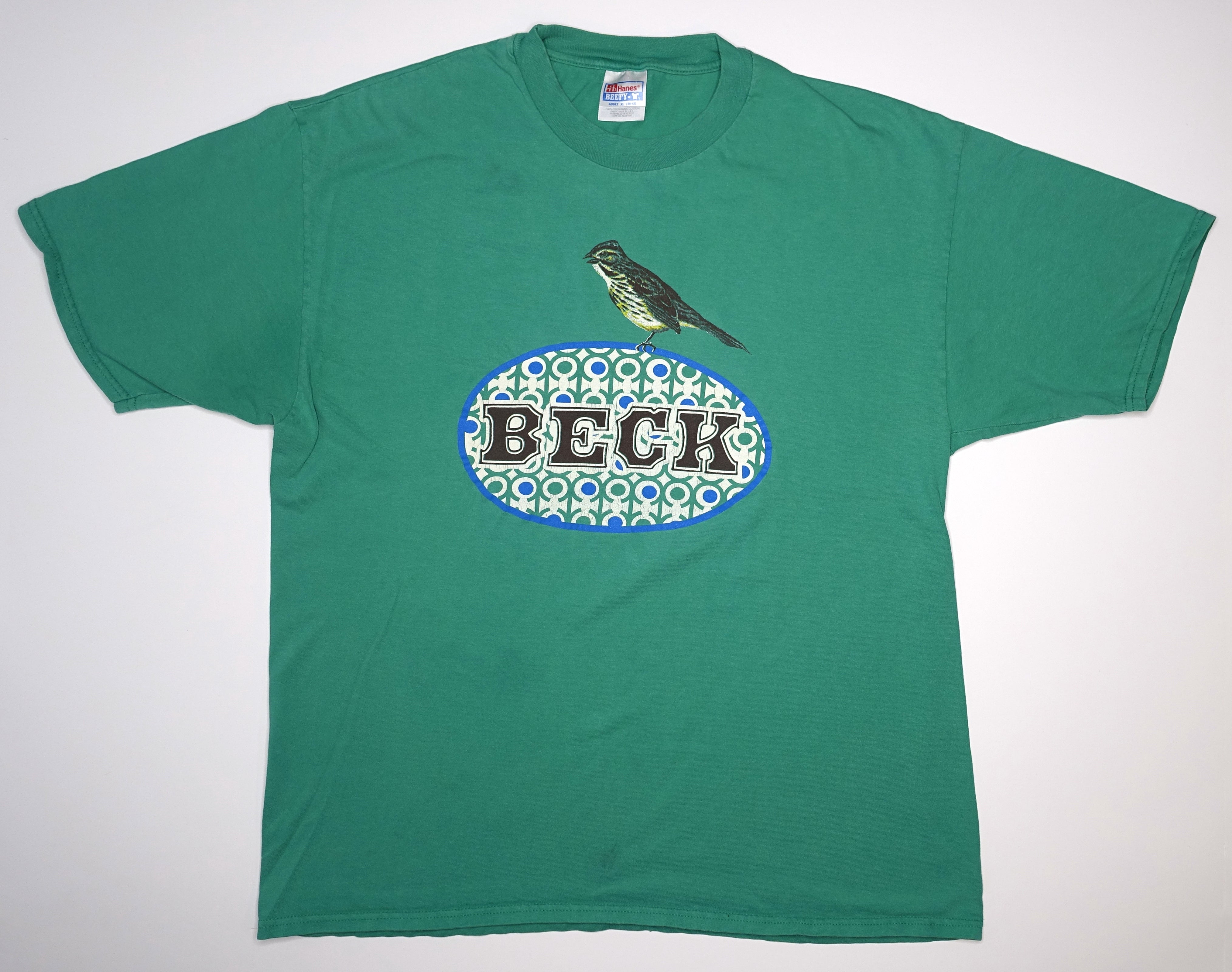 Beck – Where It's At 90's Tour Shirt 2 (Green) Size XL
