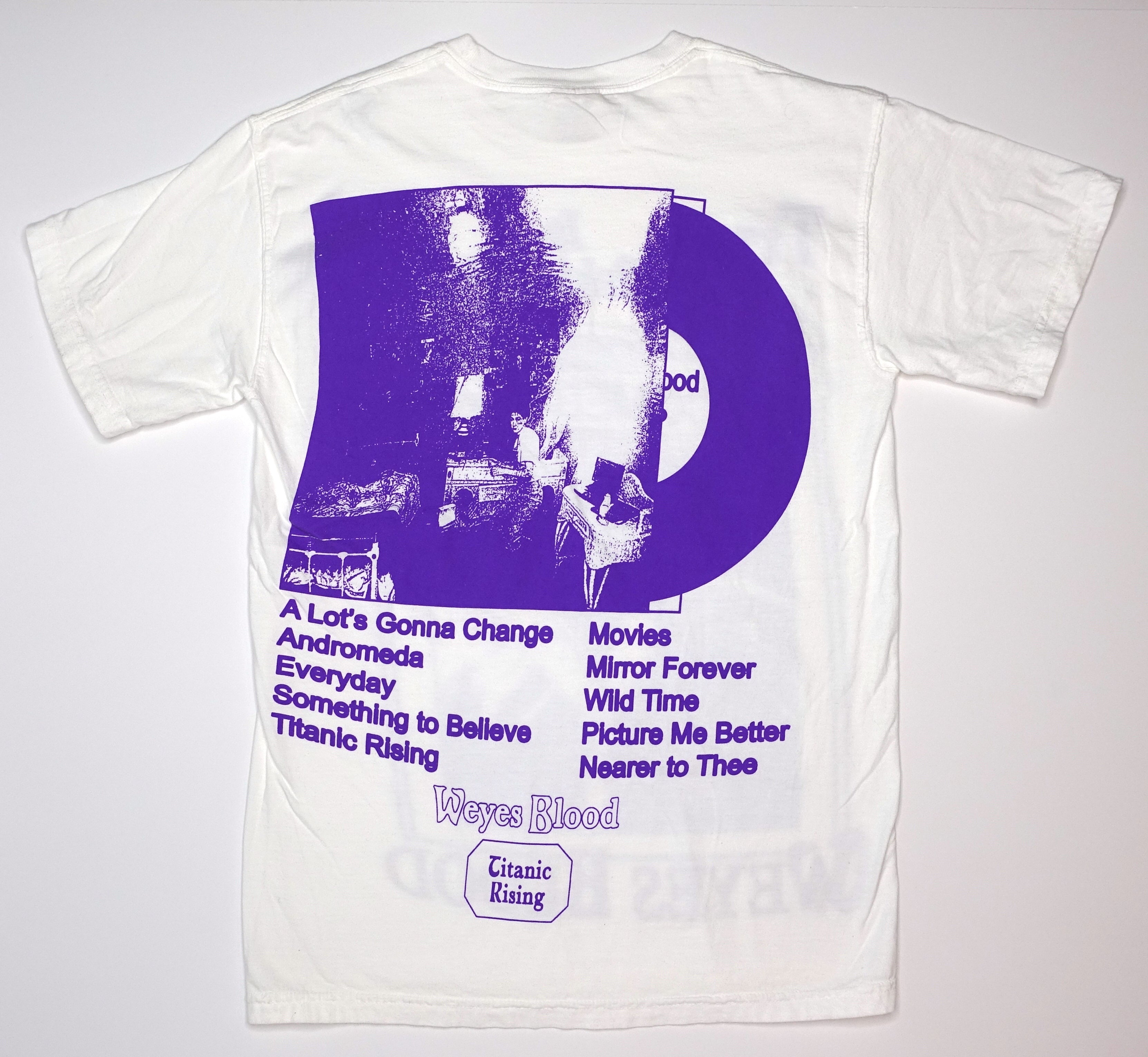 Weyes Blood – Titanic Rising 2019 Online Ceramics Tour Shirt Size Small