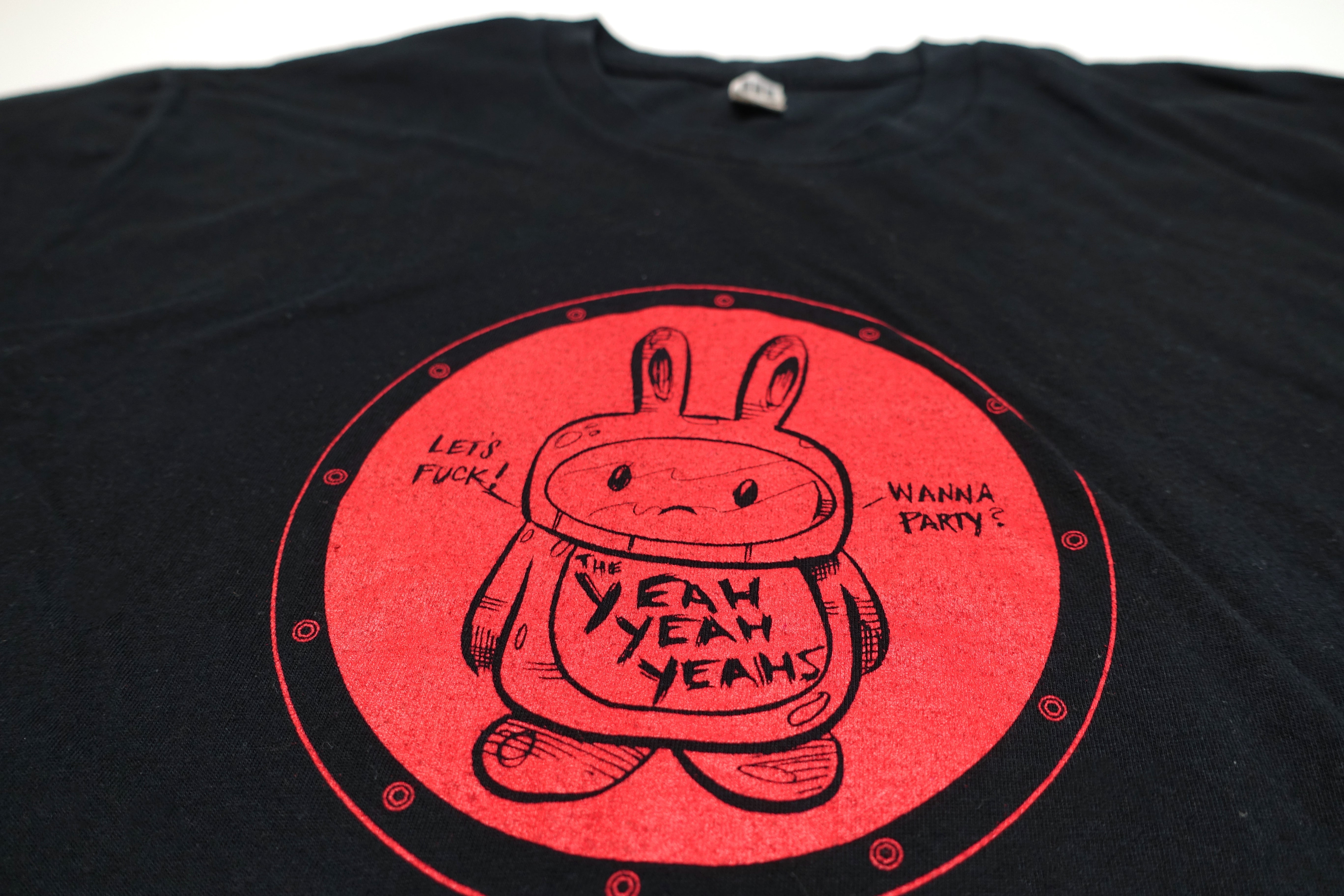 Yeah Yeah Yeahs - Let's Fuck Wanna Party? Tour Shirt Size Large