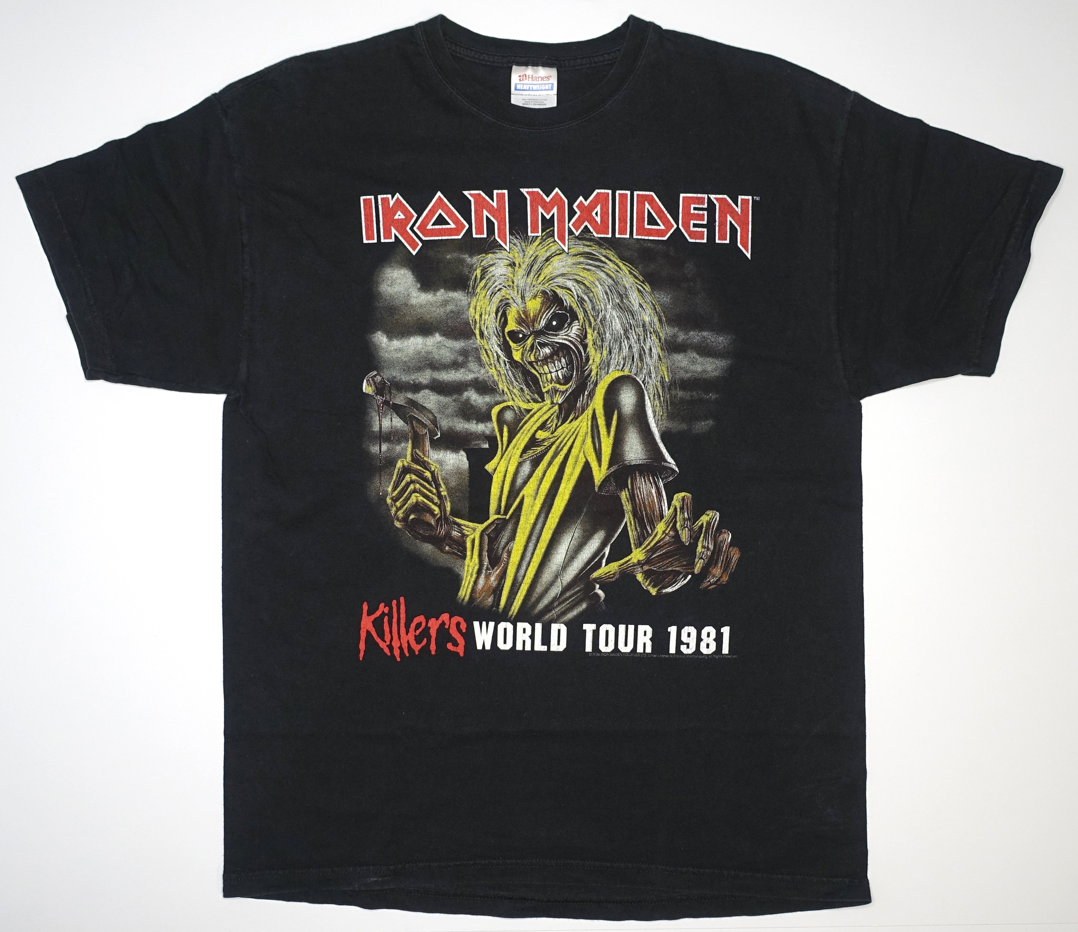 Iron Maiden – Killers World Tour ©2006 Shirt Size Large
