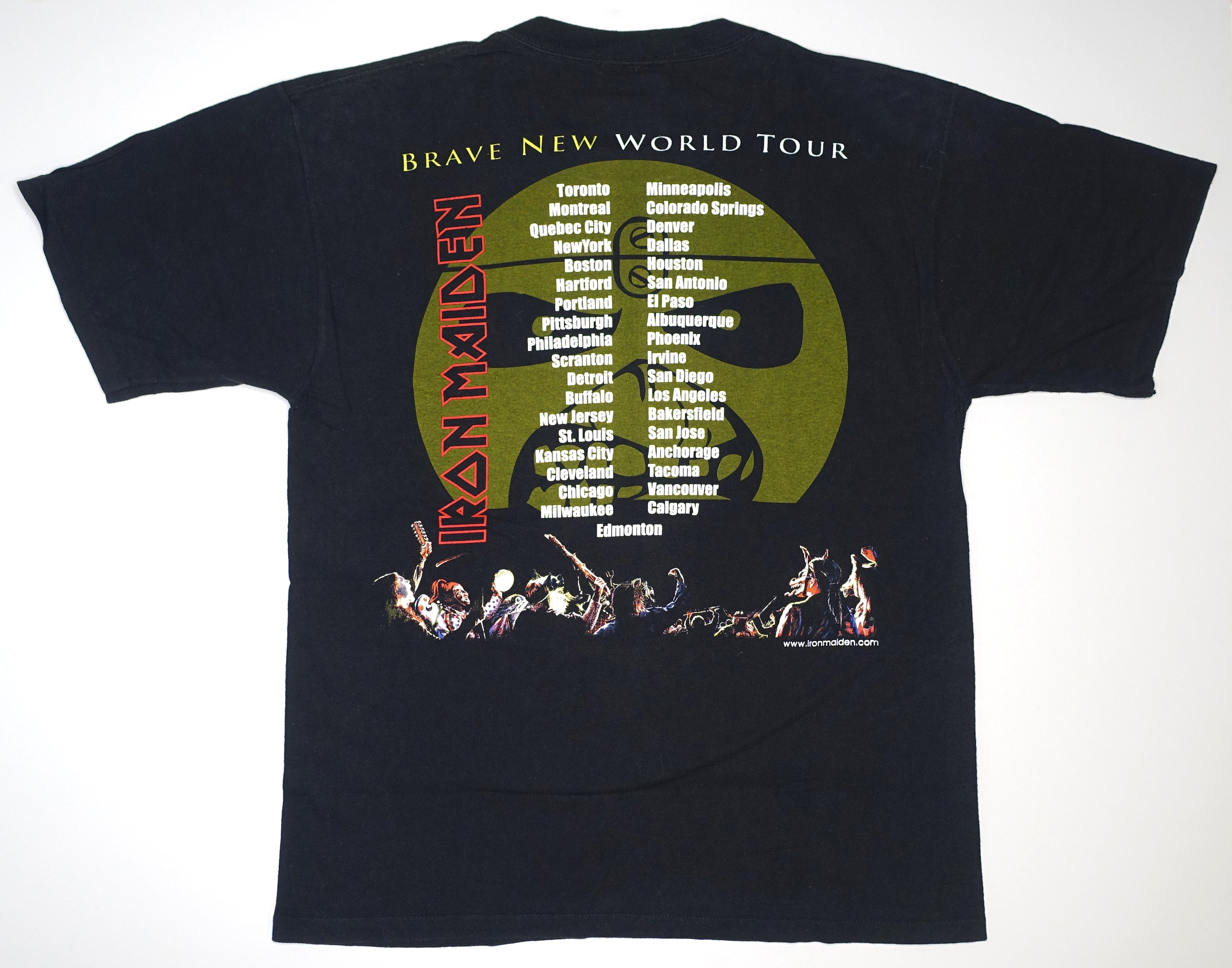 Iron Maiden – Brave New World Tour ©2000 Shirt Size Large