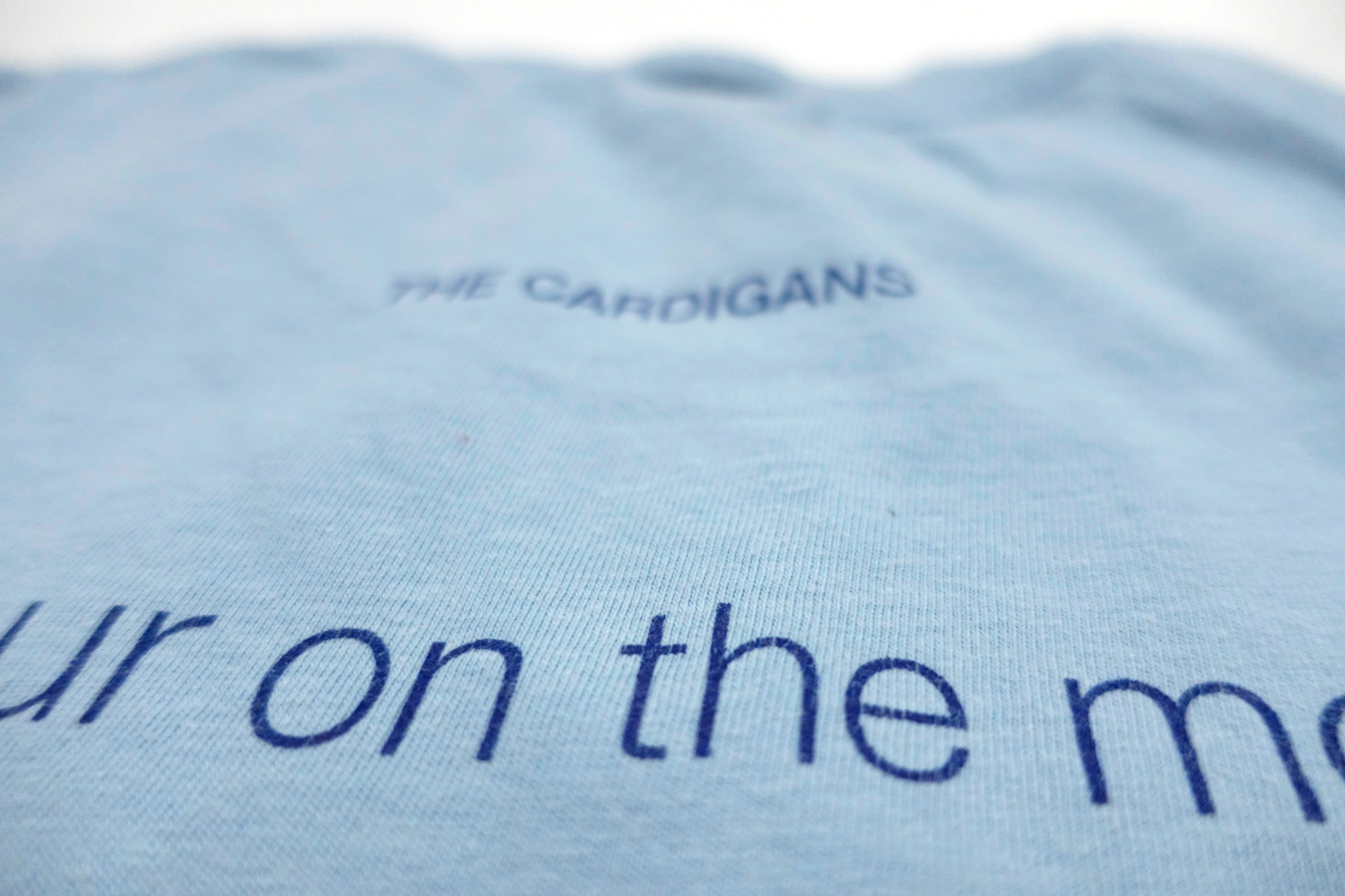 Cardigans - First Tour On The Moon 1996 Tour Blue Shirt Size XL