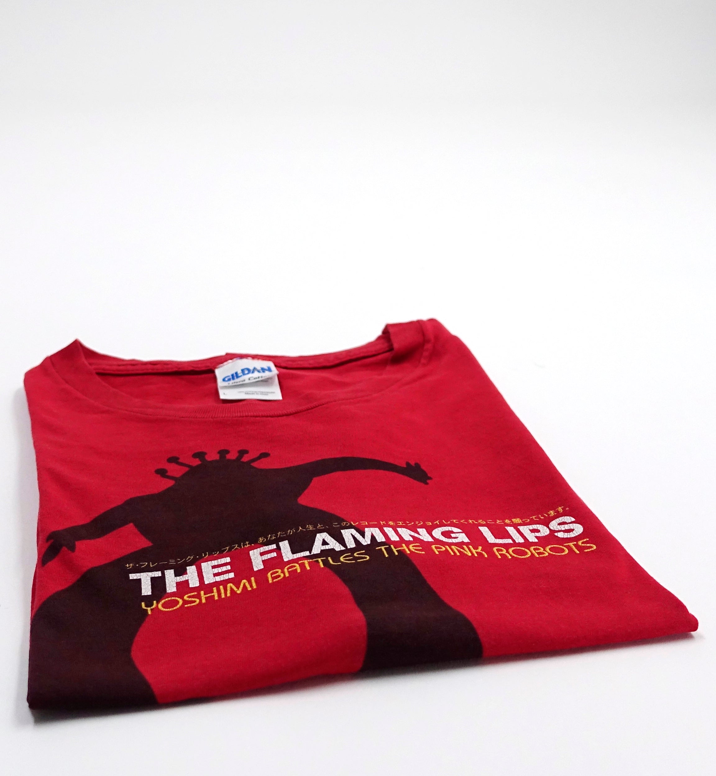 Flaming Lips – Yoshimi Battles The Pink Robots 2002 Tour Shirt Size Large