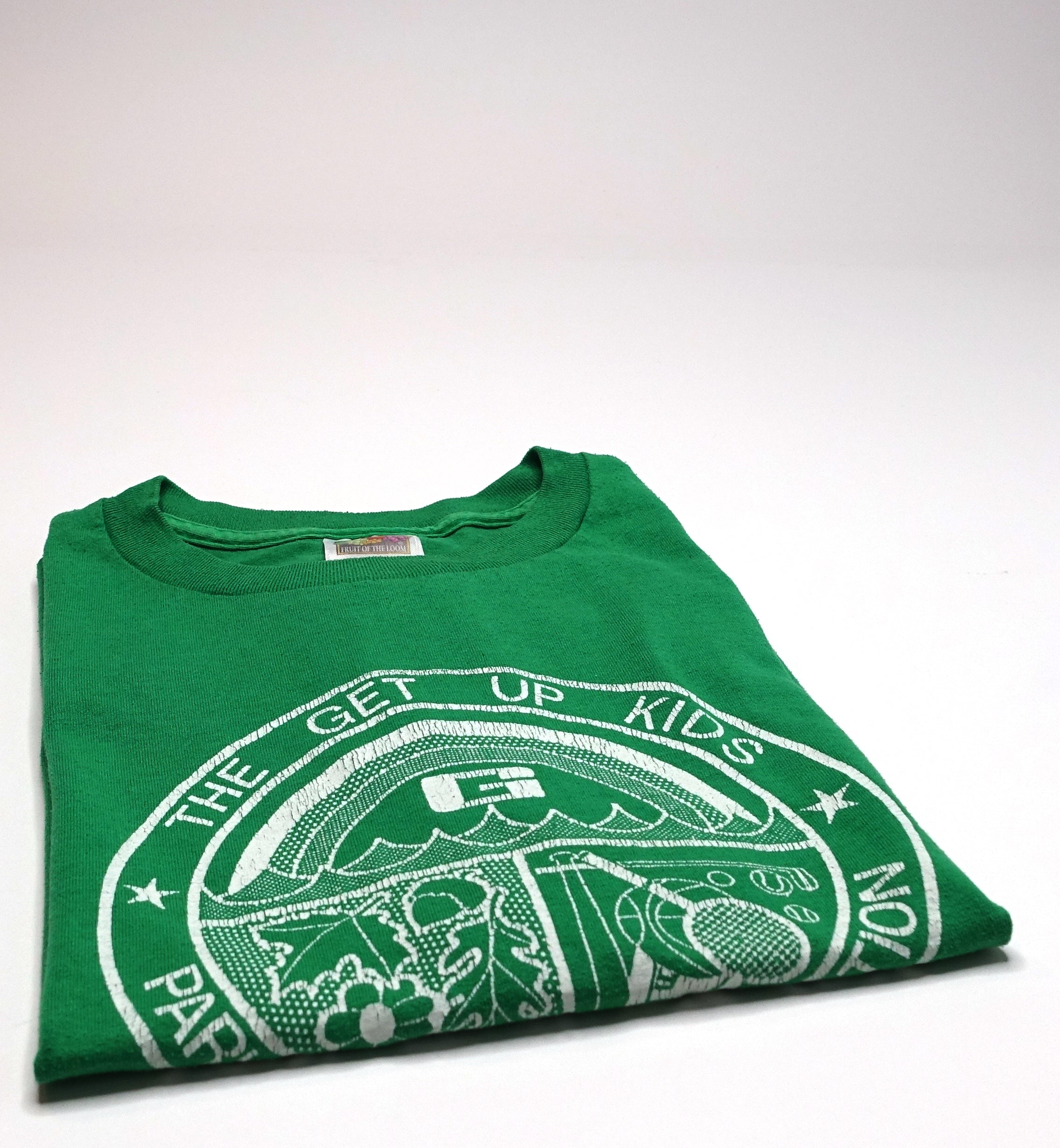 Get Up Kids - Parks And Rec Logo 2001 Tour Shirt Green Size Large