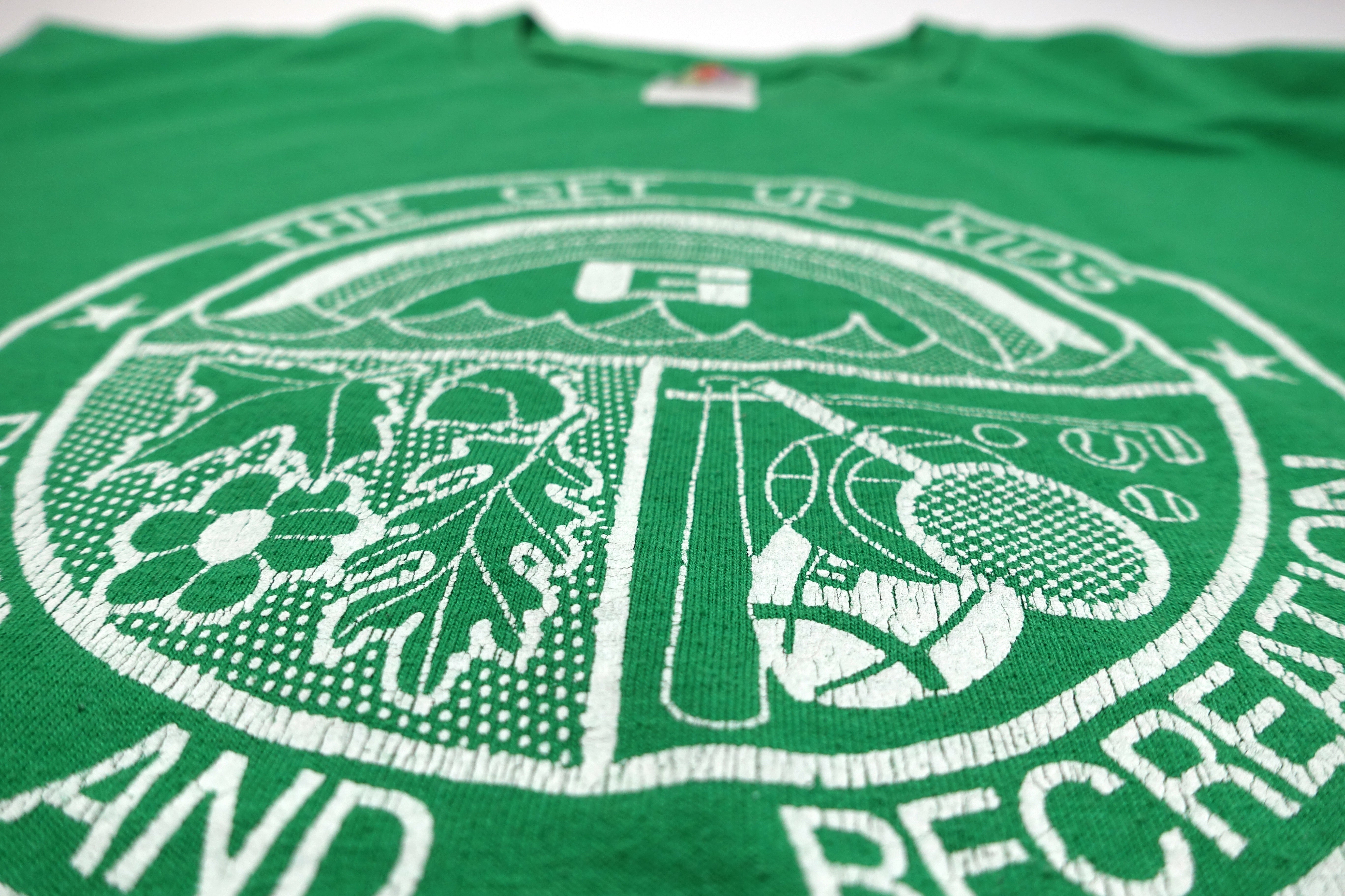 Get Up Kids - Parks And Rec Logo 2001 Tour Shirt Green Size Large