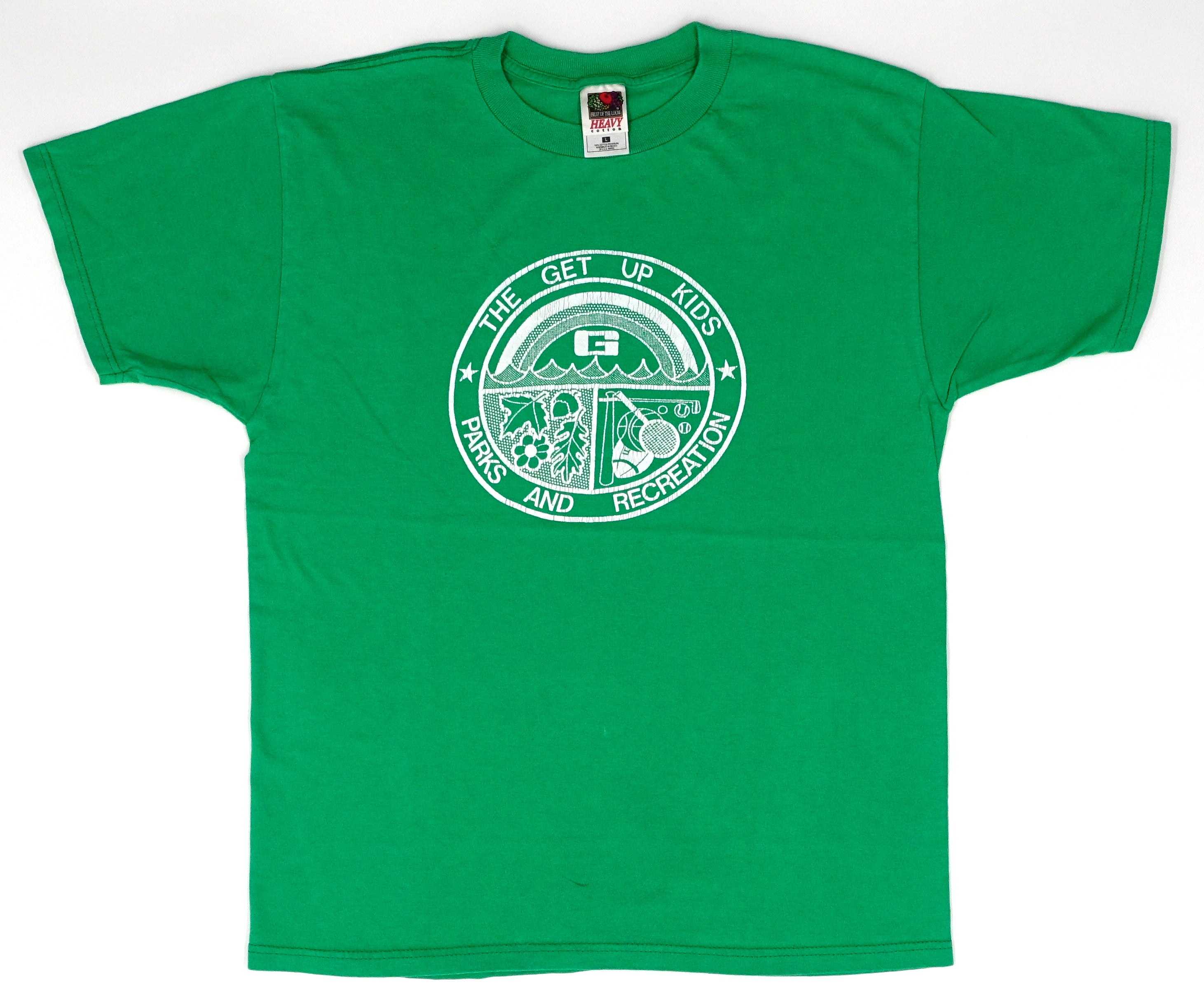 Get Up Kids - Parks And Rec Logo 2001 Tour Shirt Size Large