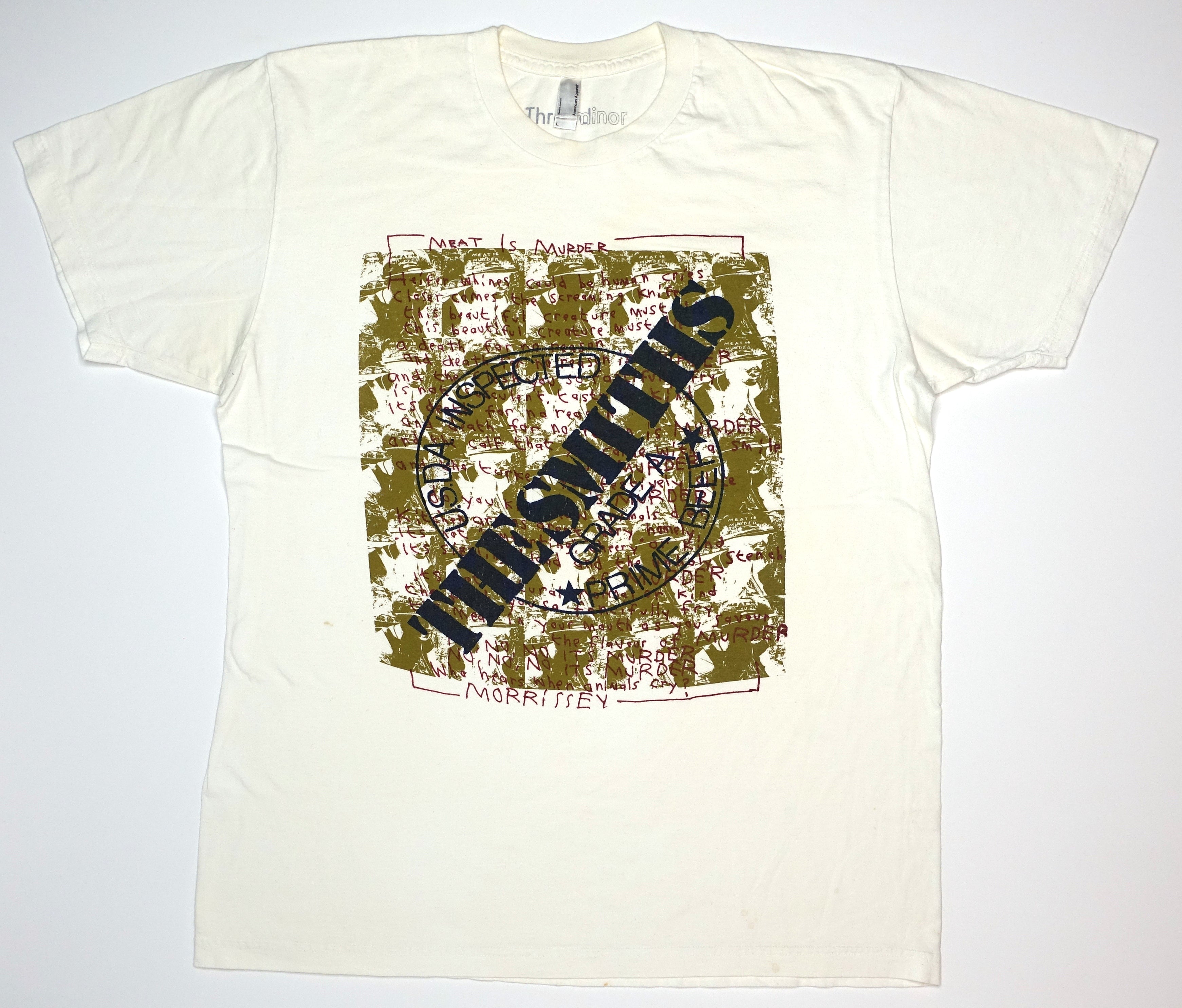 Smiths - Meat Is Murder Shirt Worn Version (Bootleg by Me) Size Large
