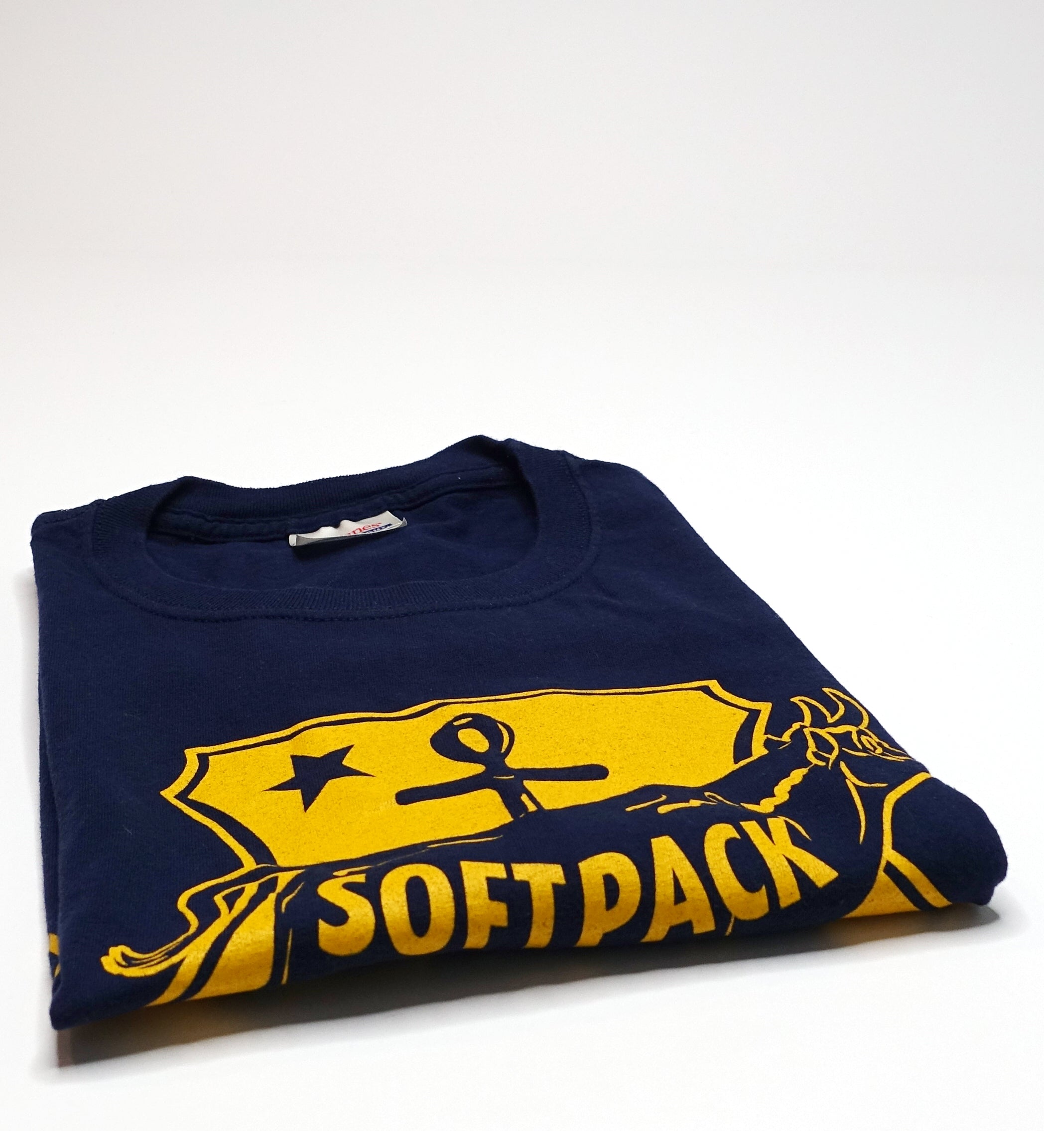 Soft Pack – Cow Anchor Logo 2010 Navy Tour Shirt Size Large