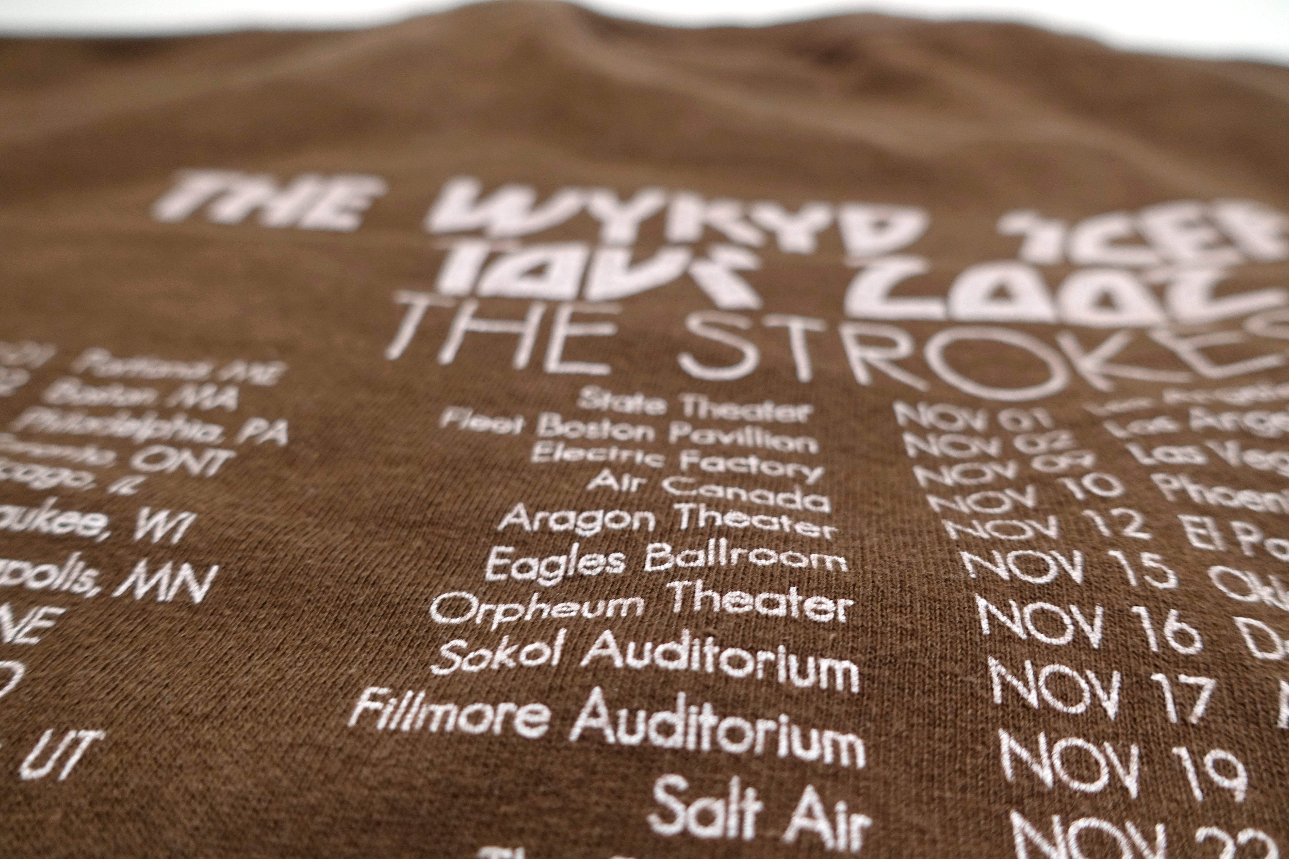 Strokes - Wykyd Sceptre 2002 US Tour Shirt Size XL