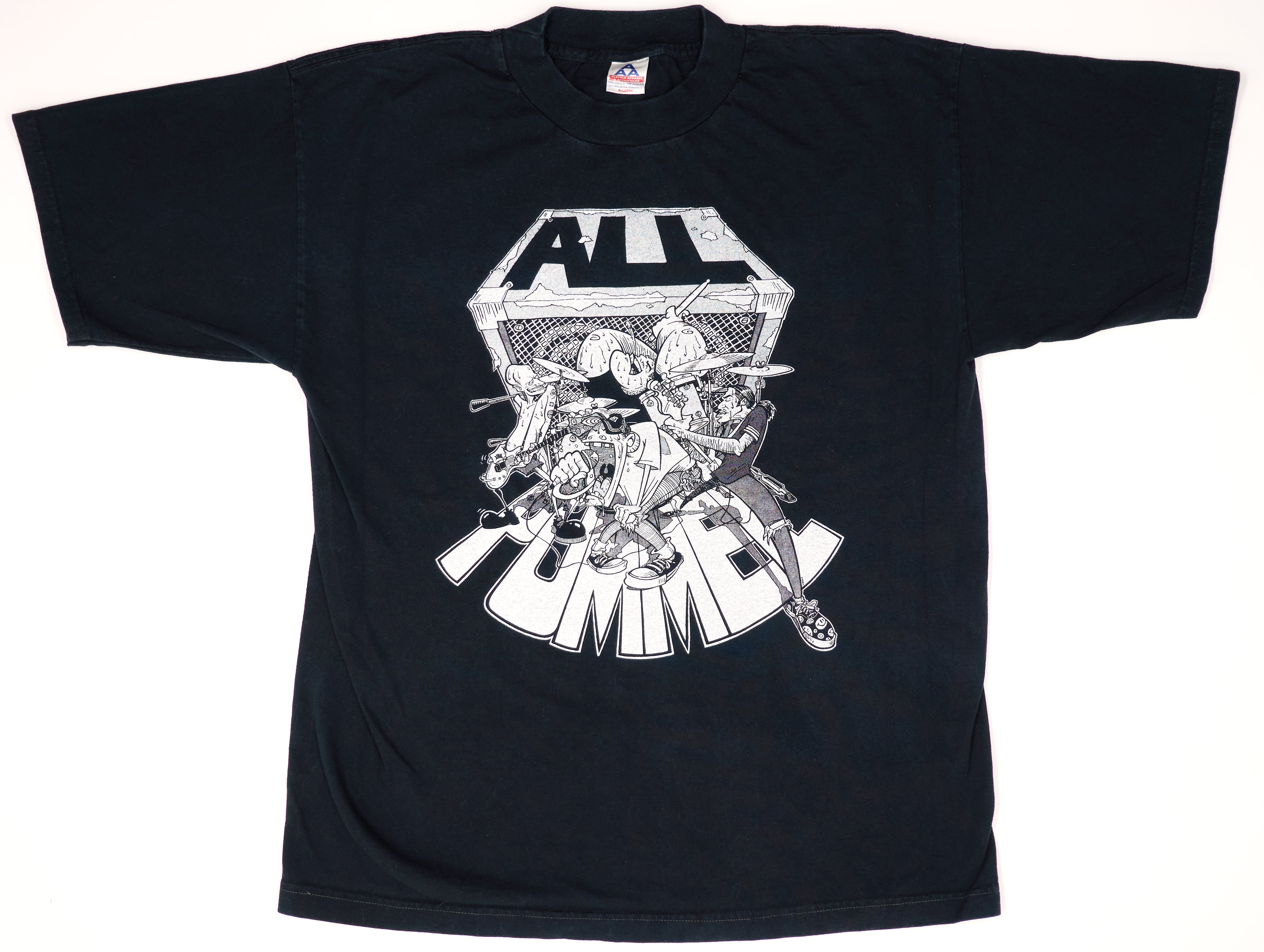 ALL - Pummel 1996 Australian Tour Shirt Size XL