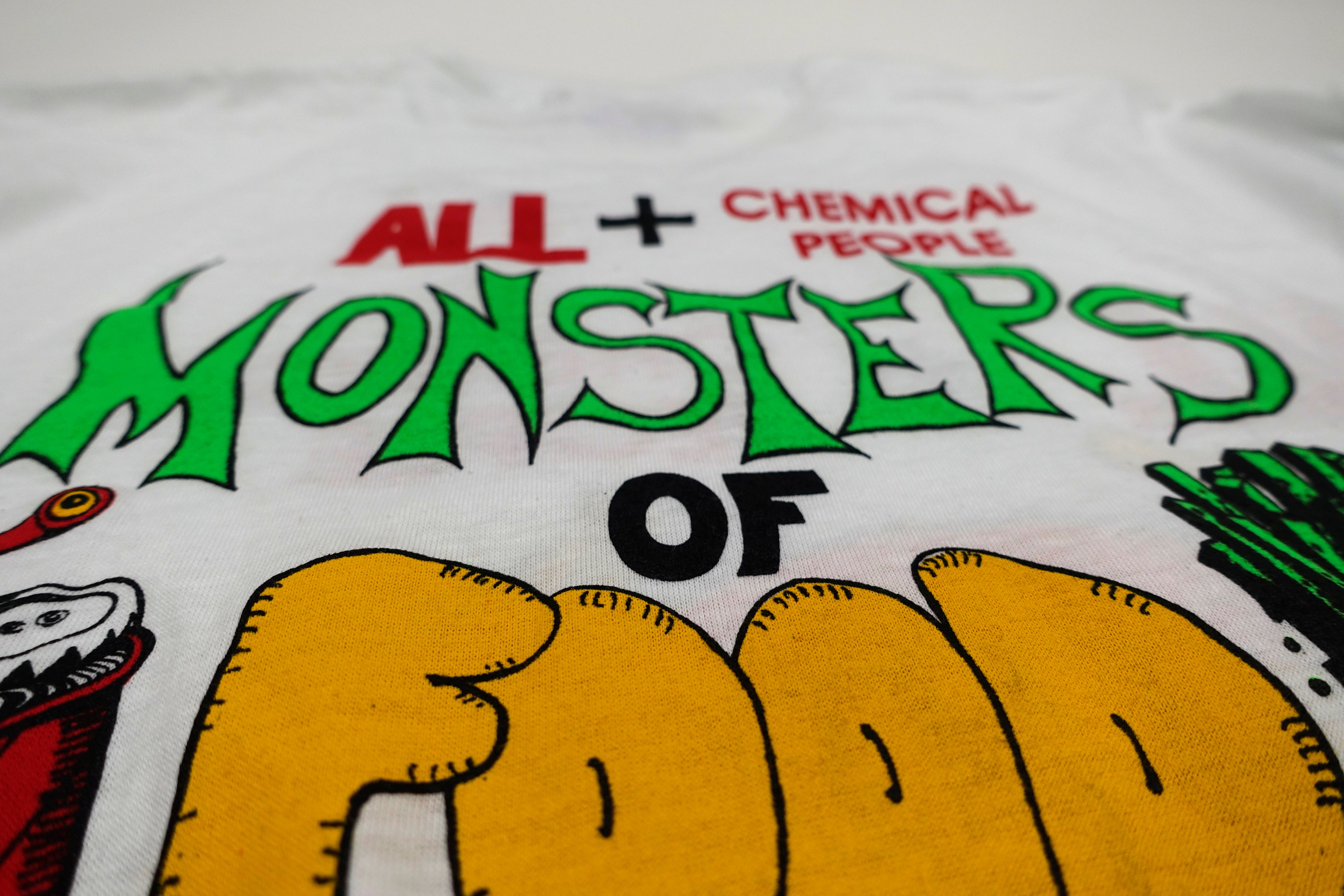 ALL + Chemical People - Monsters Of Food I Summer 1988 Shirt Size Large