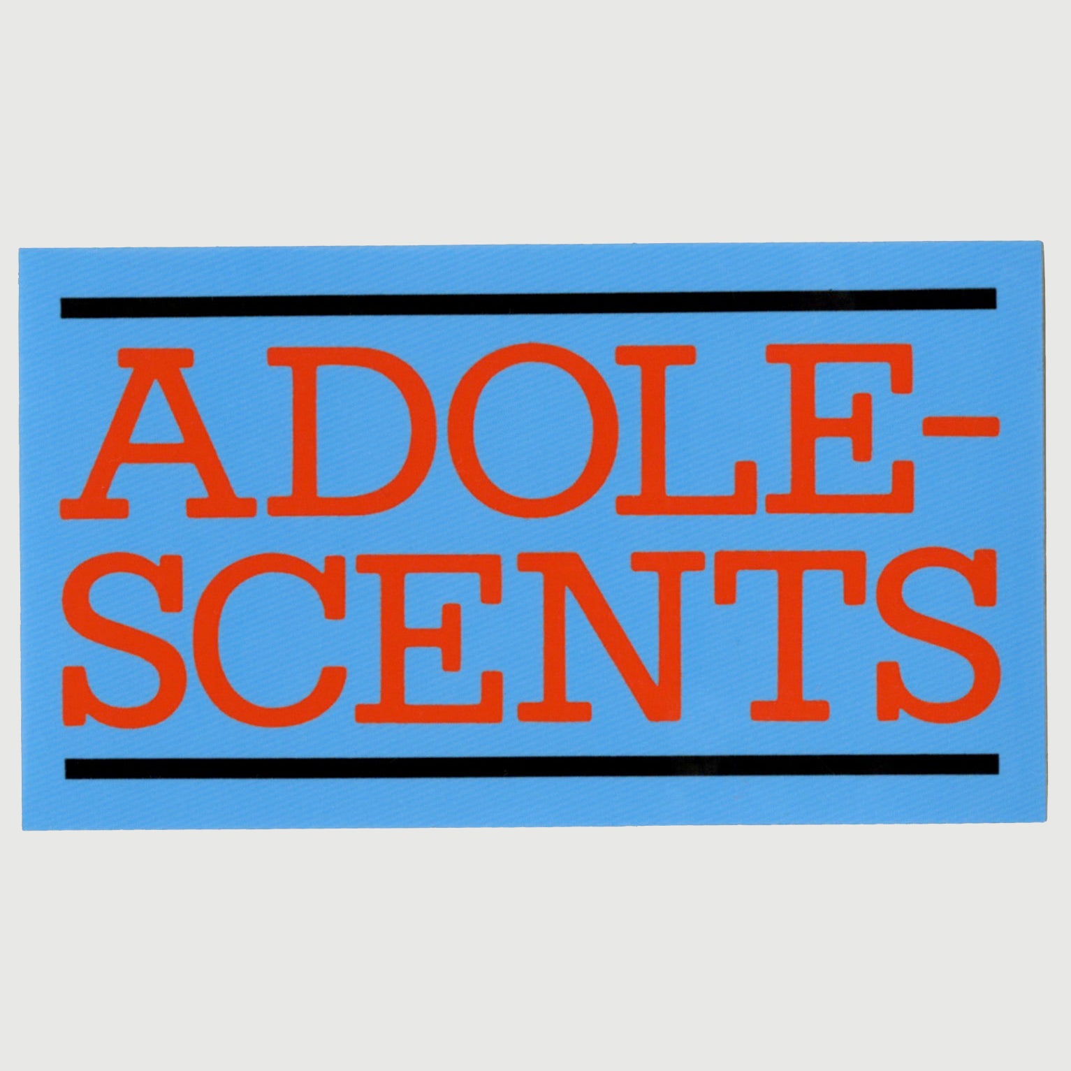 Adolescents - Bars Logo Tour Sticker