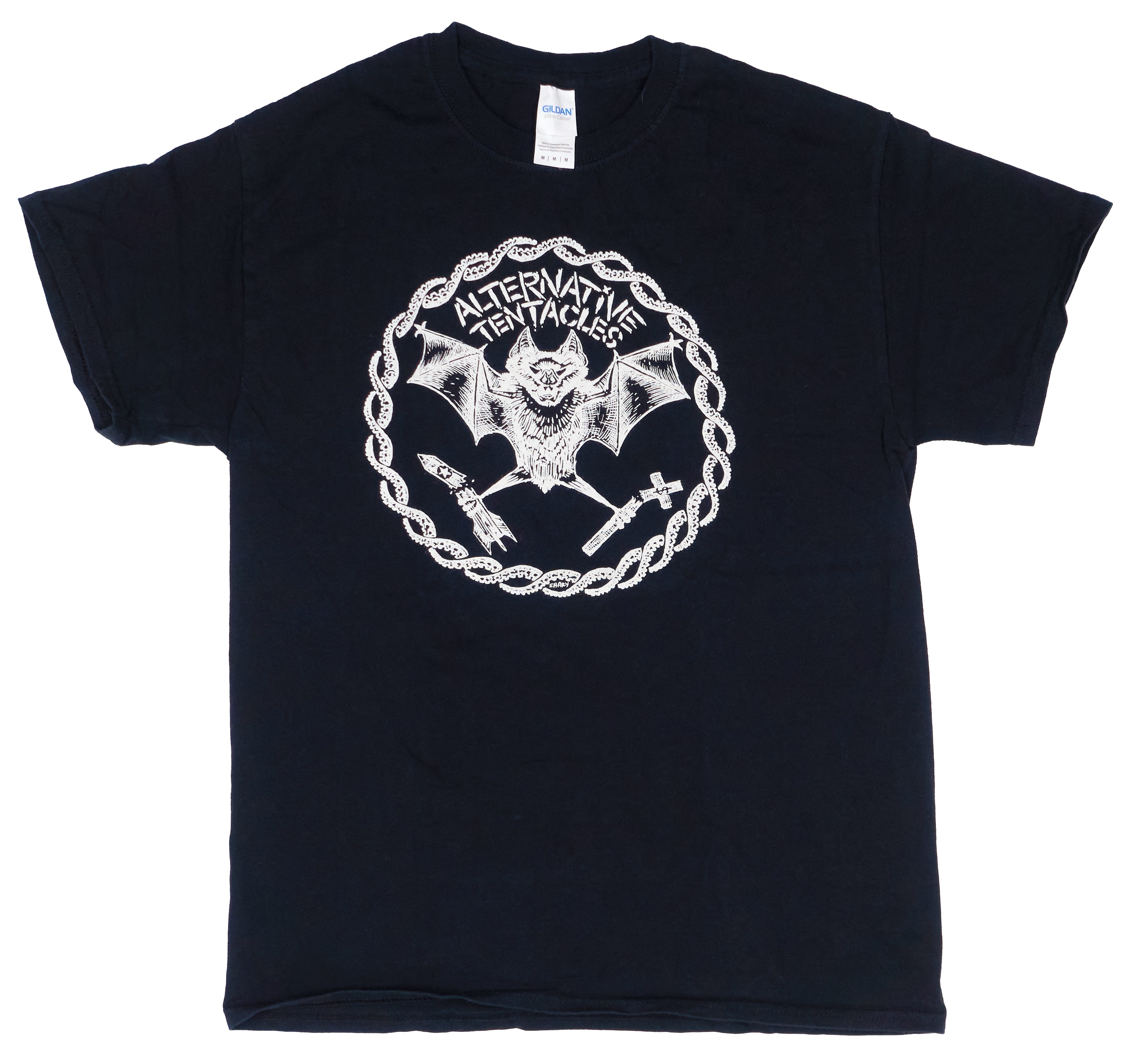 Alternative Tentacles ‎– Bat Shary White Version Shirt Size Medium