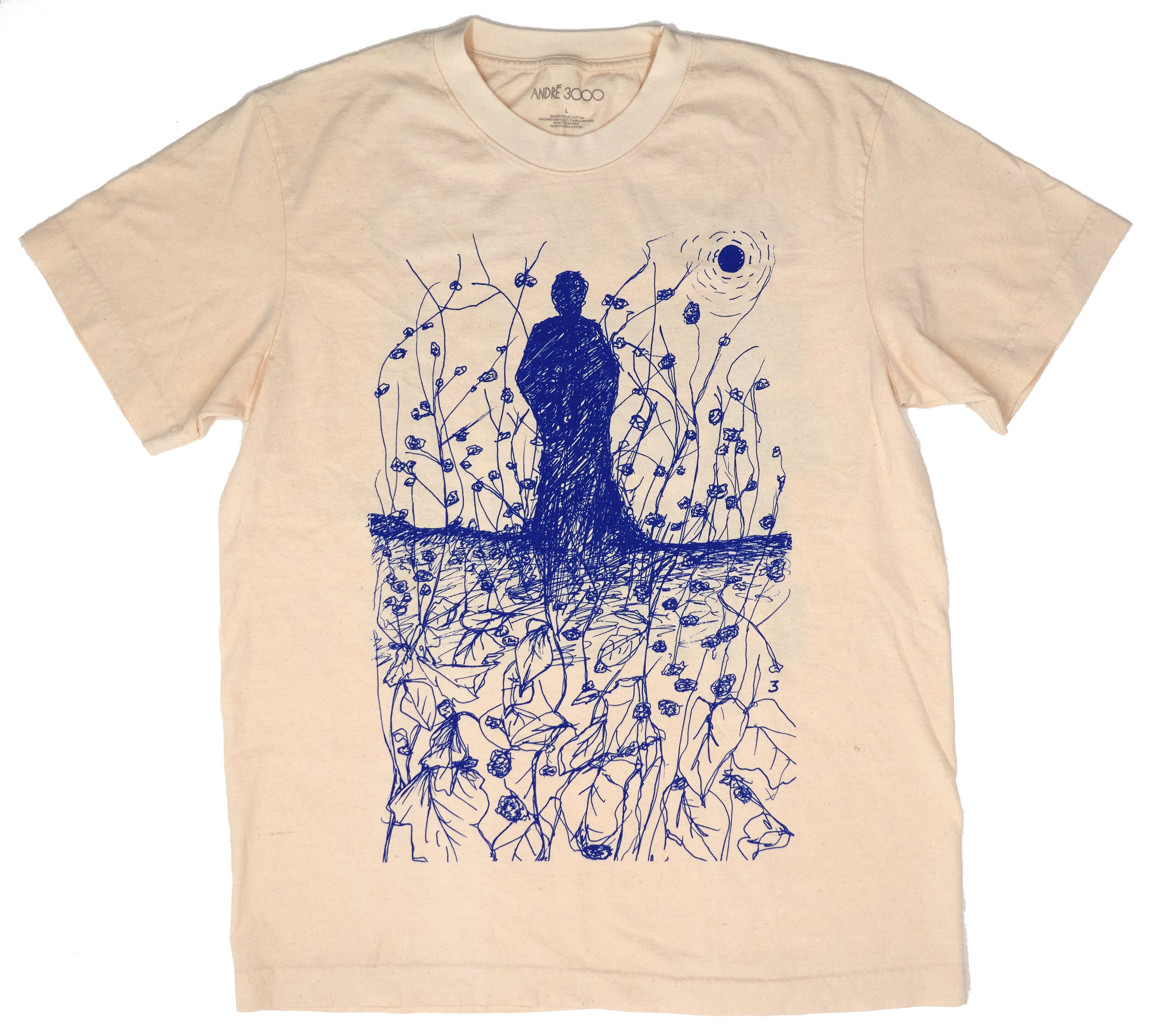 André 3000 New Blue Sun LIVE Tシャツ André 3000 - New Blue Sun Live 2024 Tour Shirt Size XL
