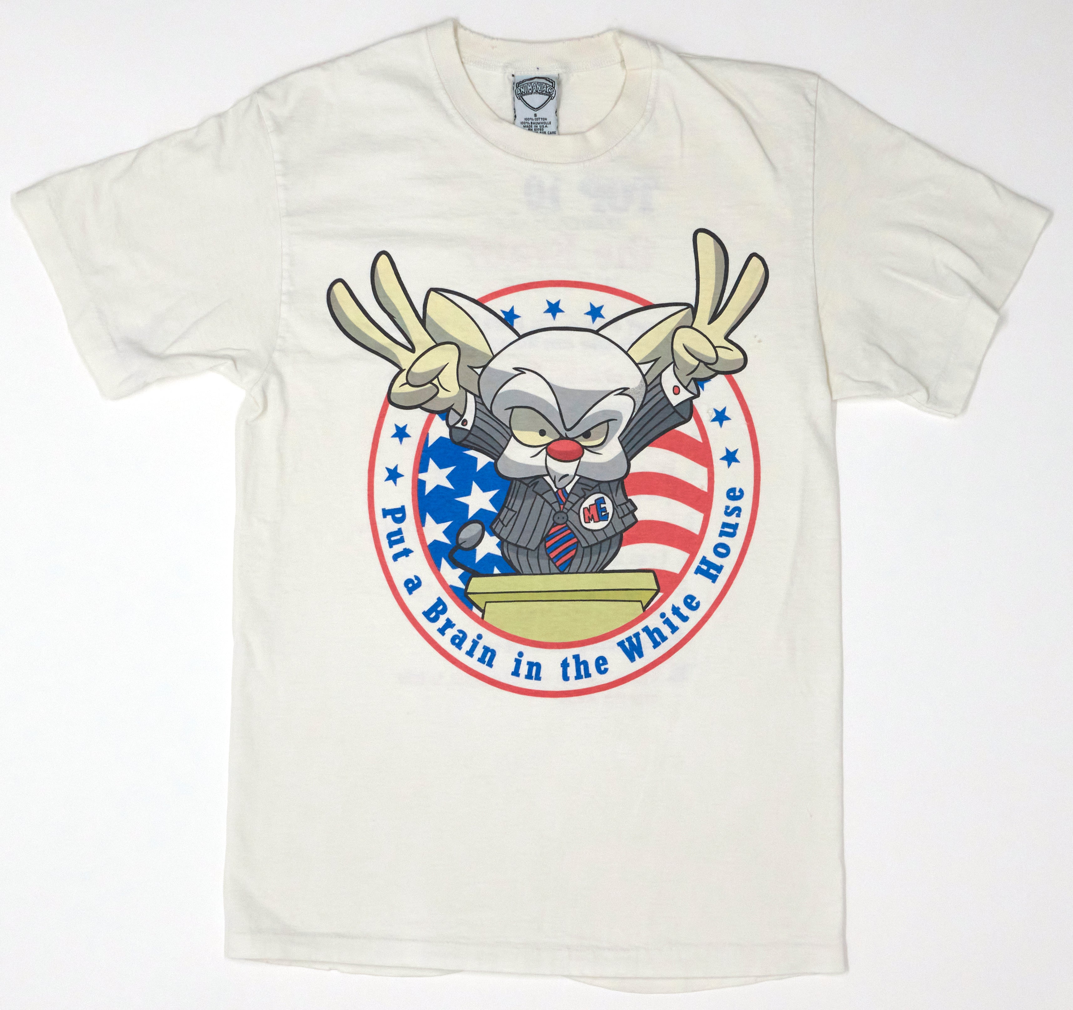 Animaniacs – Put A Brain In The Whitehouse 90's Shirt Size Small