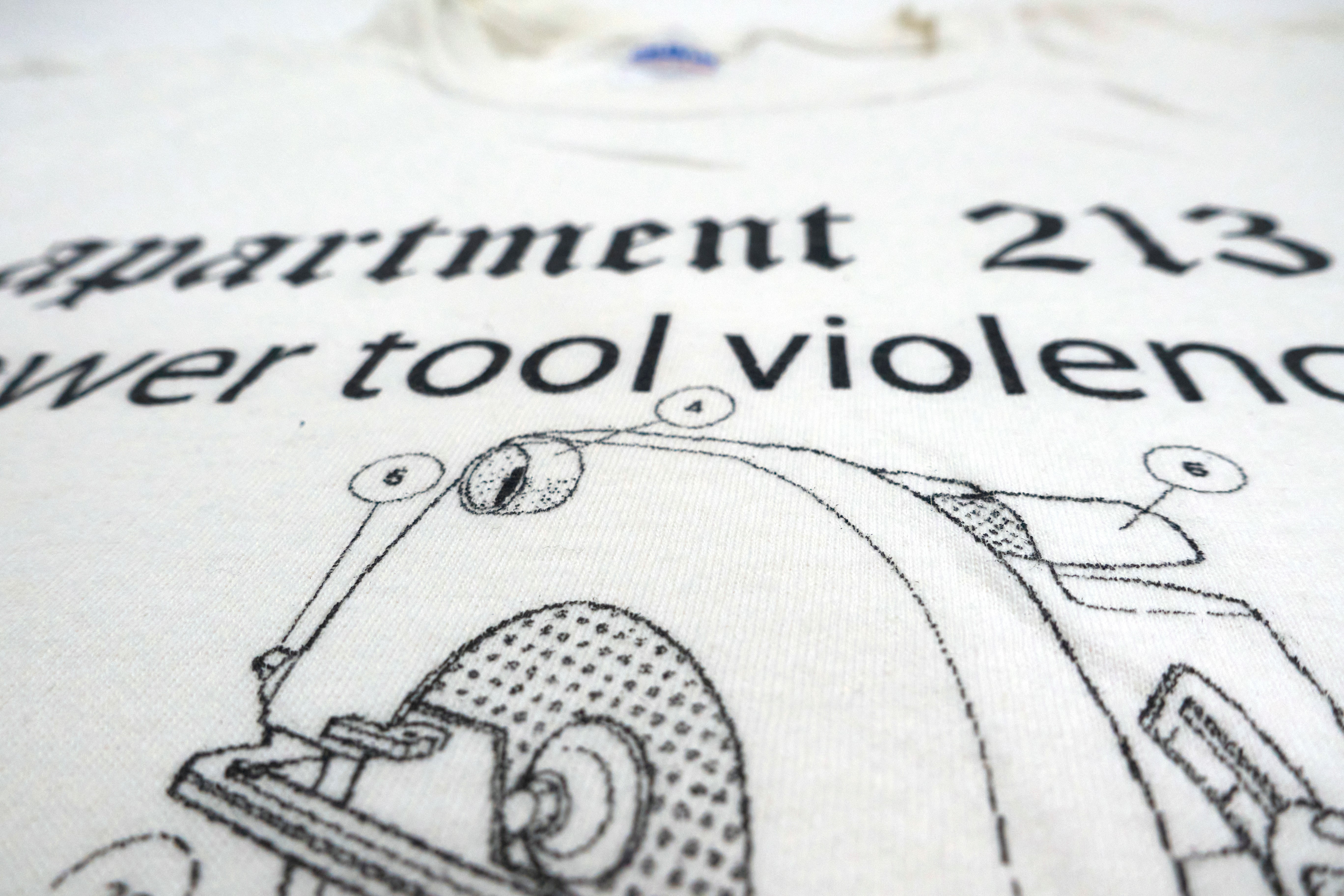 Apartment 213 – Power Tool Violence 2007 Tour Shirt Size Large