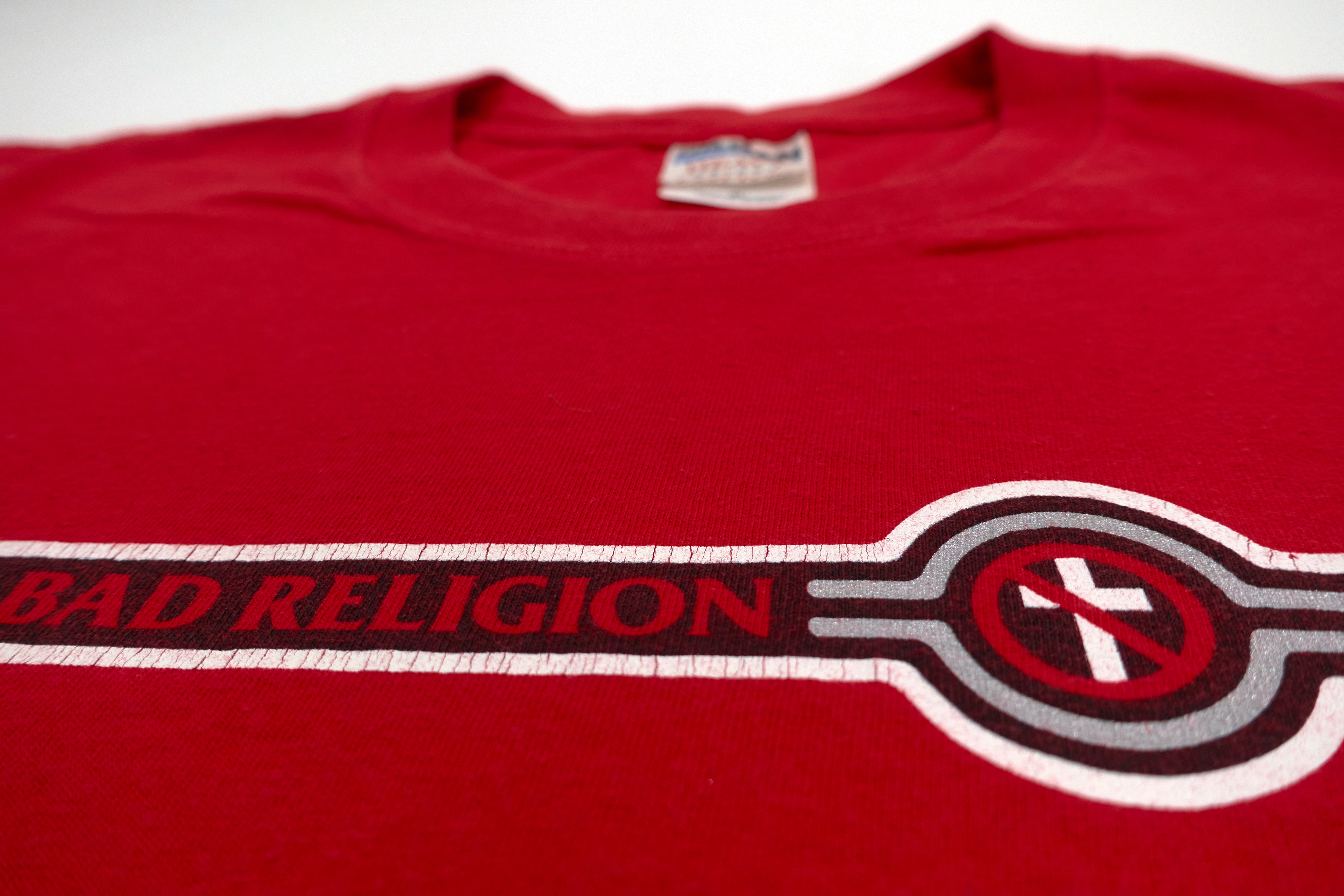 Bad Religion - Cross Buster Racing Stripes (Gildan) Tour Shirt Size XL