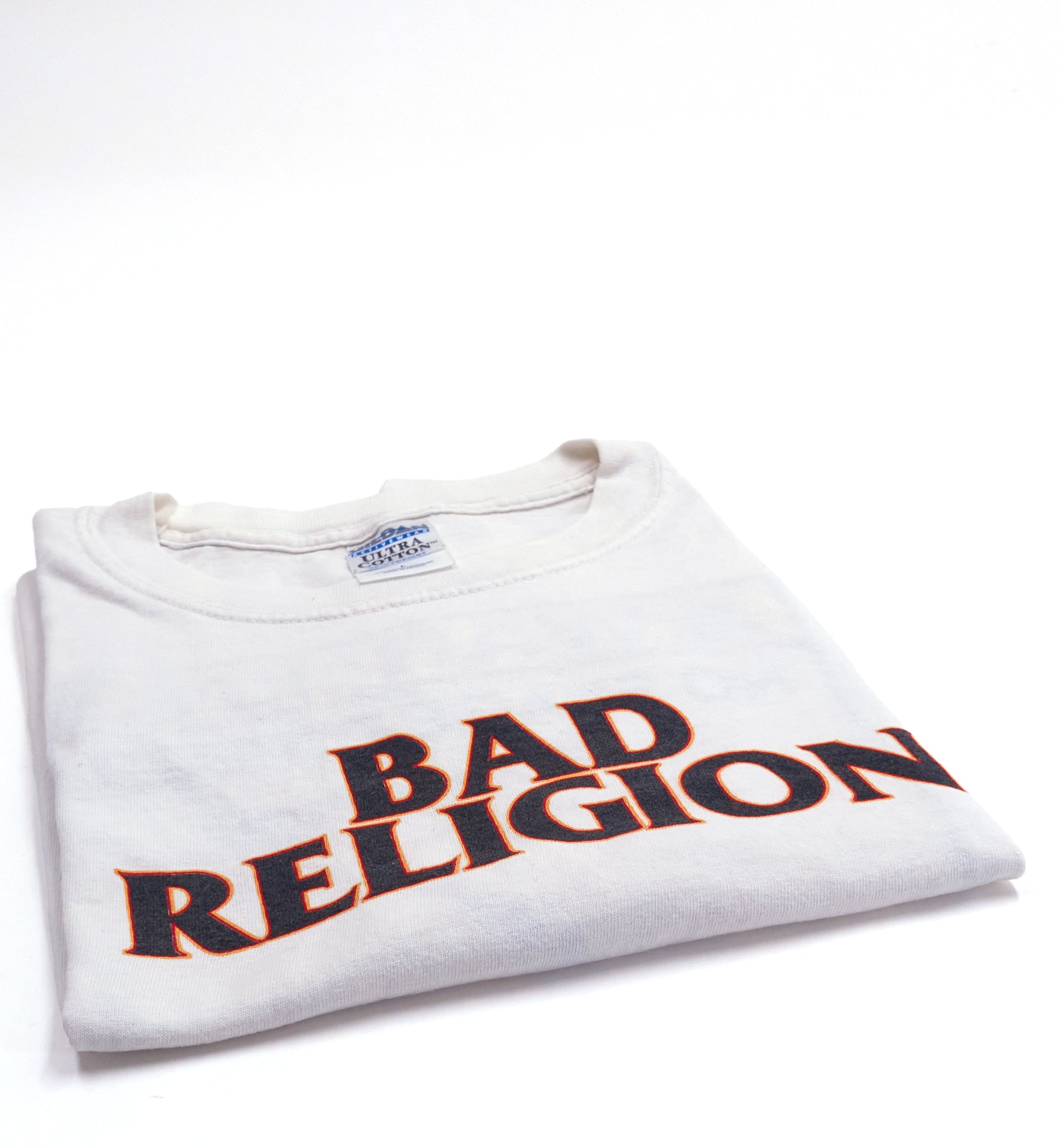 Bad Religion - Warning No Stage Diving Shallow Water 90's Tour Shirt Size Large