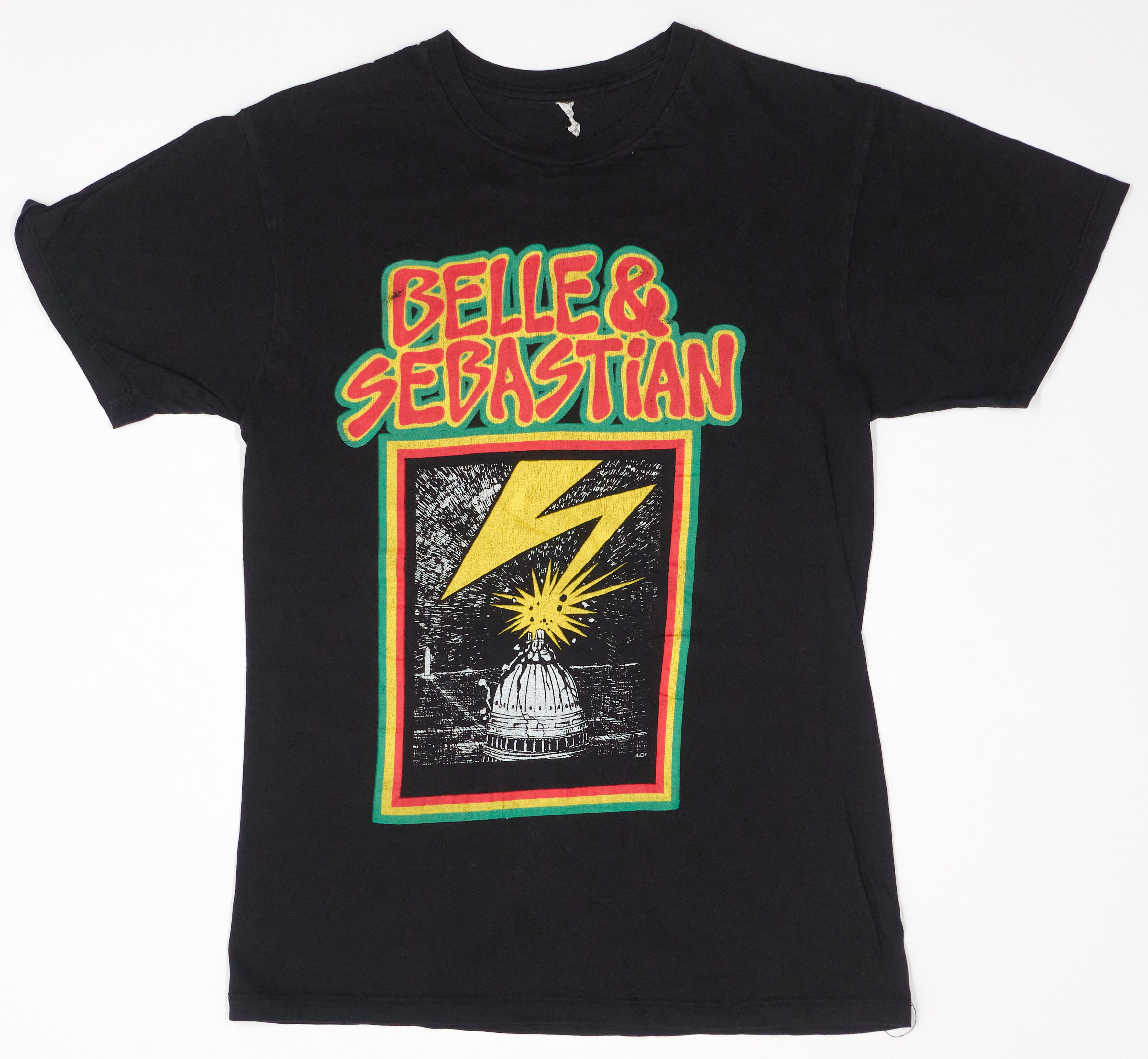 Belle & Sebastian - Todd Bratrud Bad Brains Mash Up Bootleg Shirt Size Medium