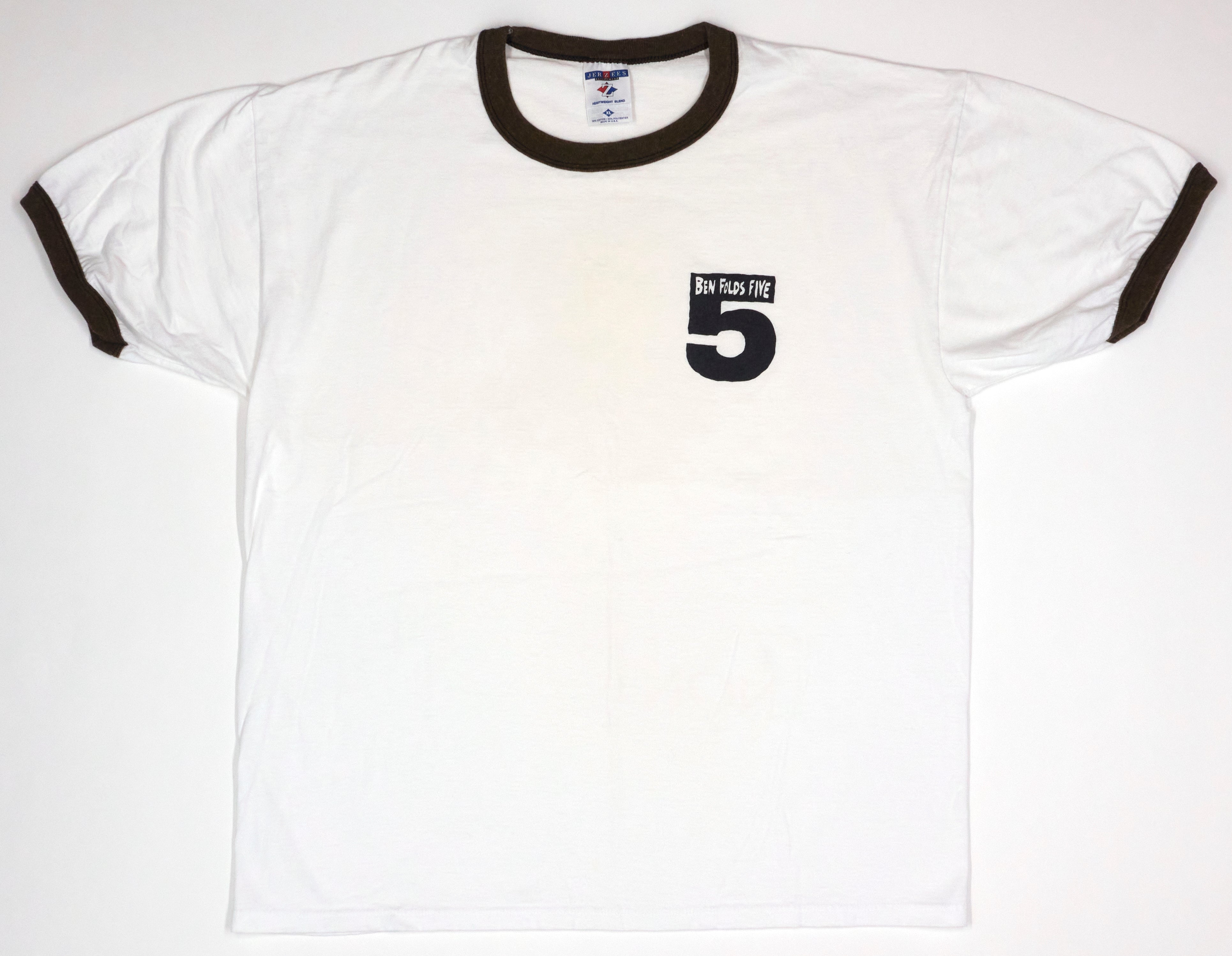 Ben Folds Five - 5 Promo Only Ringer Shirt Size XL