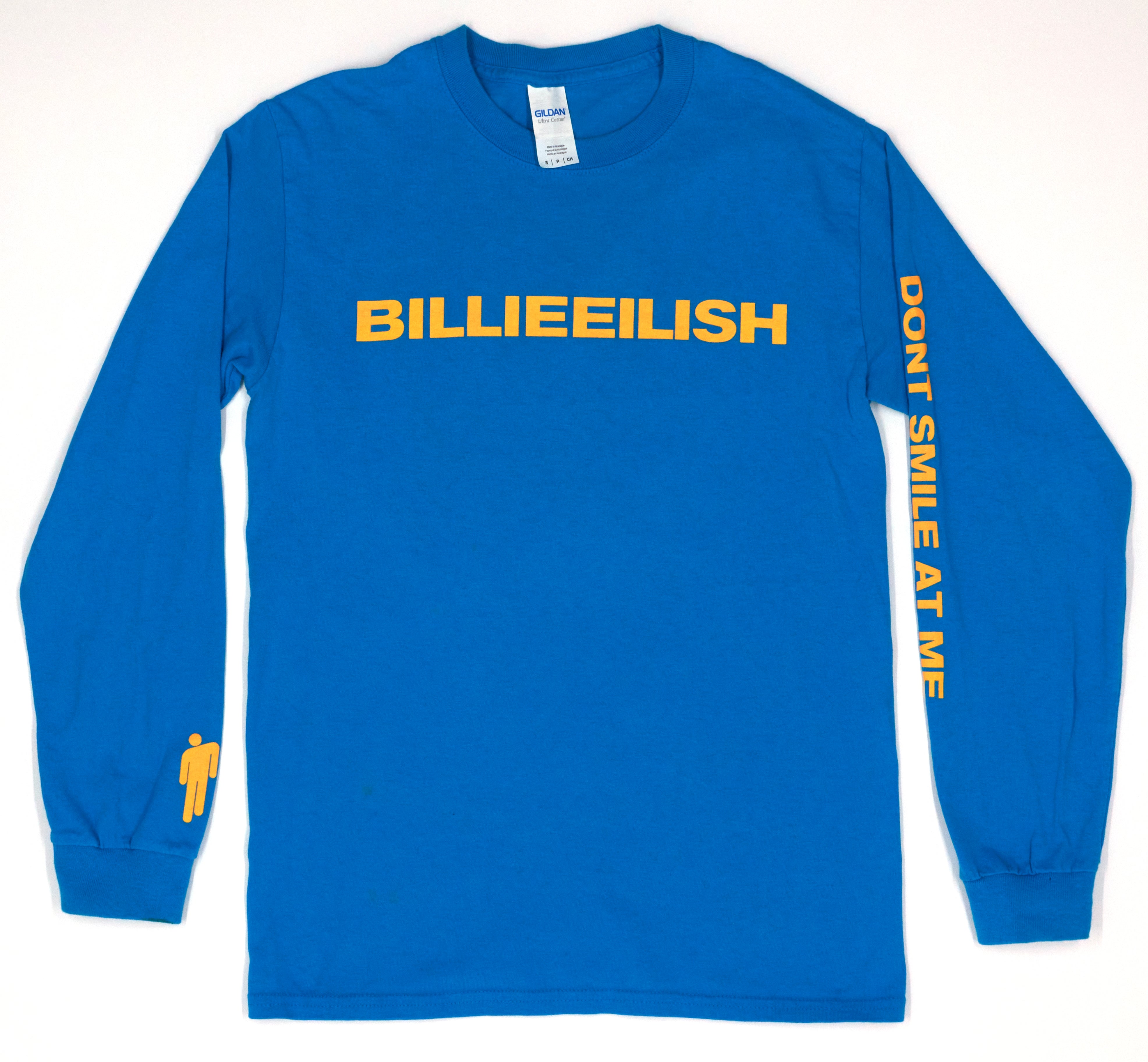 Billie Eilish - When We All Fall Asleep, Where Do We Go? 2019 Long Sleeve Tour Shirt Size Small