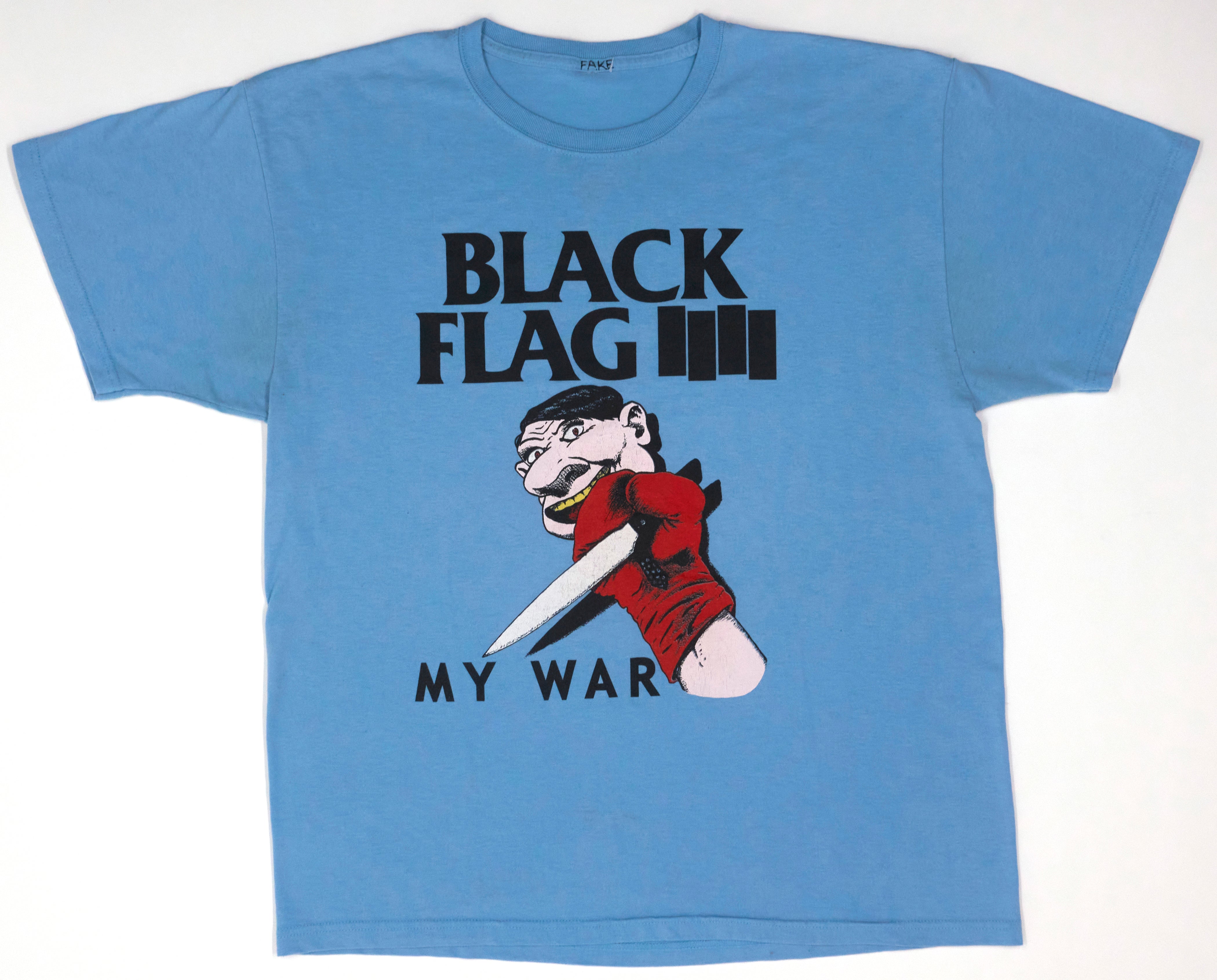 Black Flag - My War / Side 2 Tour Shirt (Bootleg By Me) Size XL