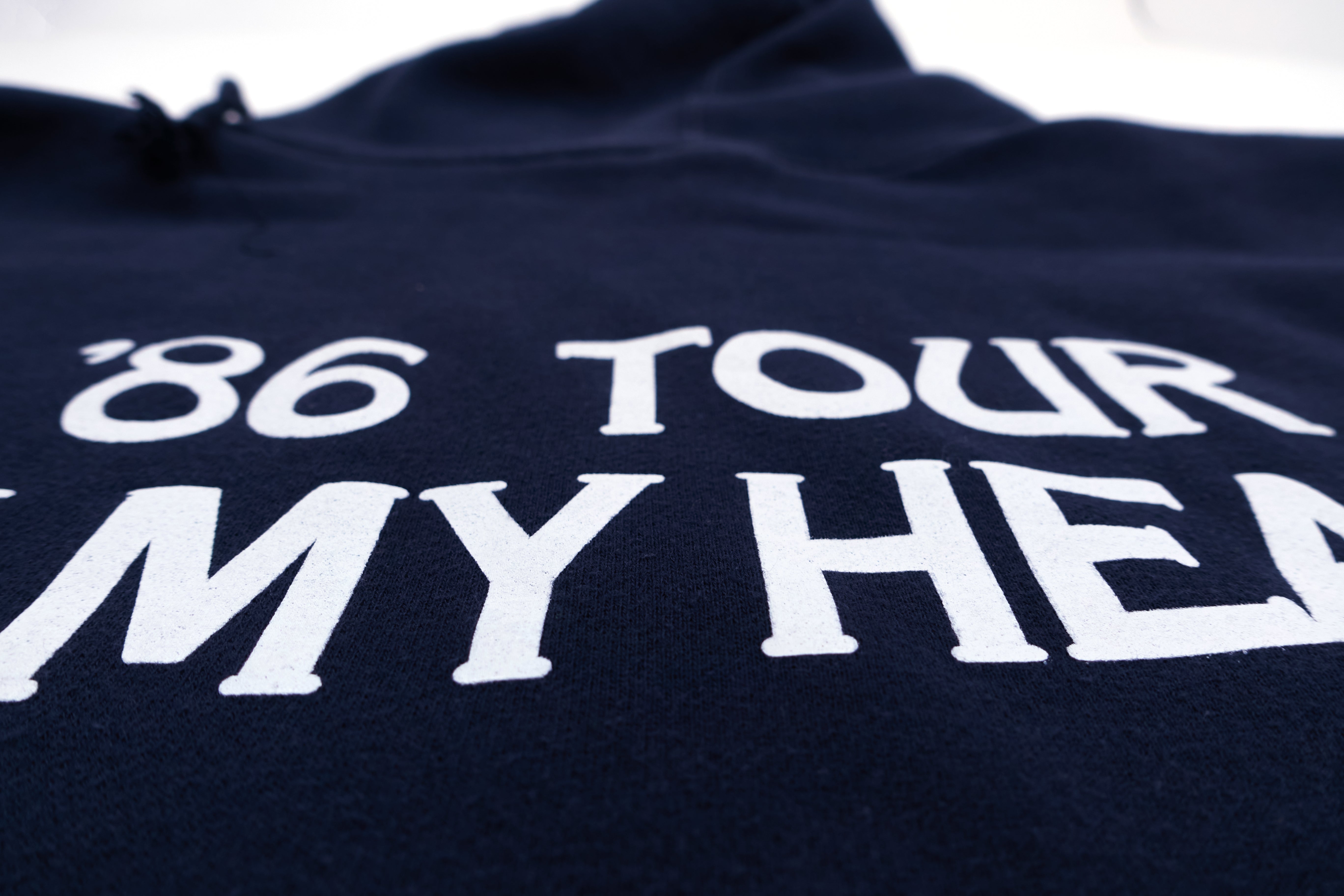 Black Flag - The Person Who Took This Photo Is Dead / In My Head 1986 Tour Hooded Sweat Shirt (Bootleg By Me) Size Large