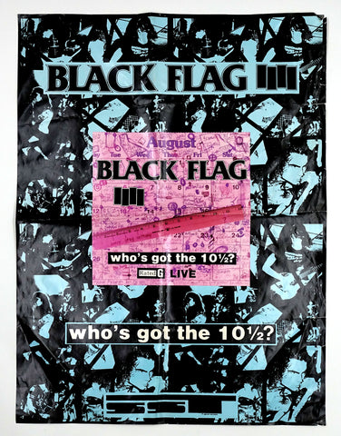 Black Flag - Who's Got The 10½? 1896 SST Promo Only Poster