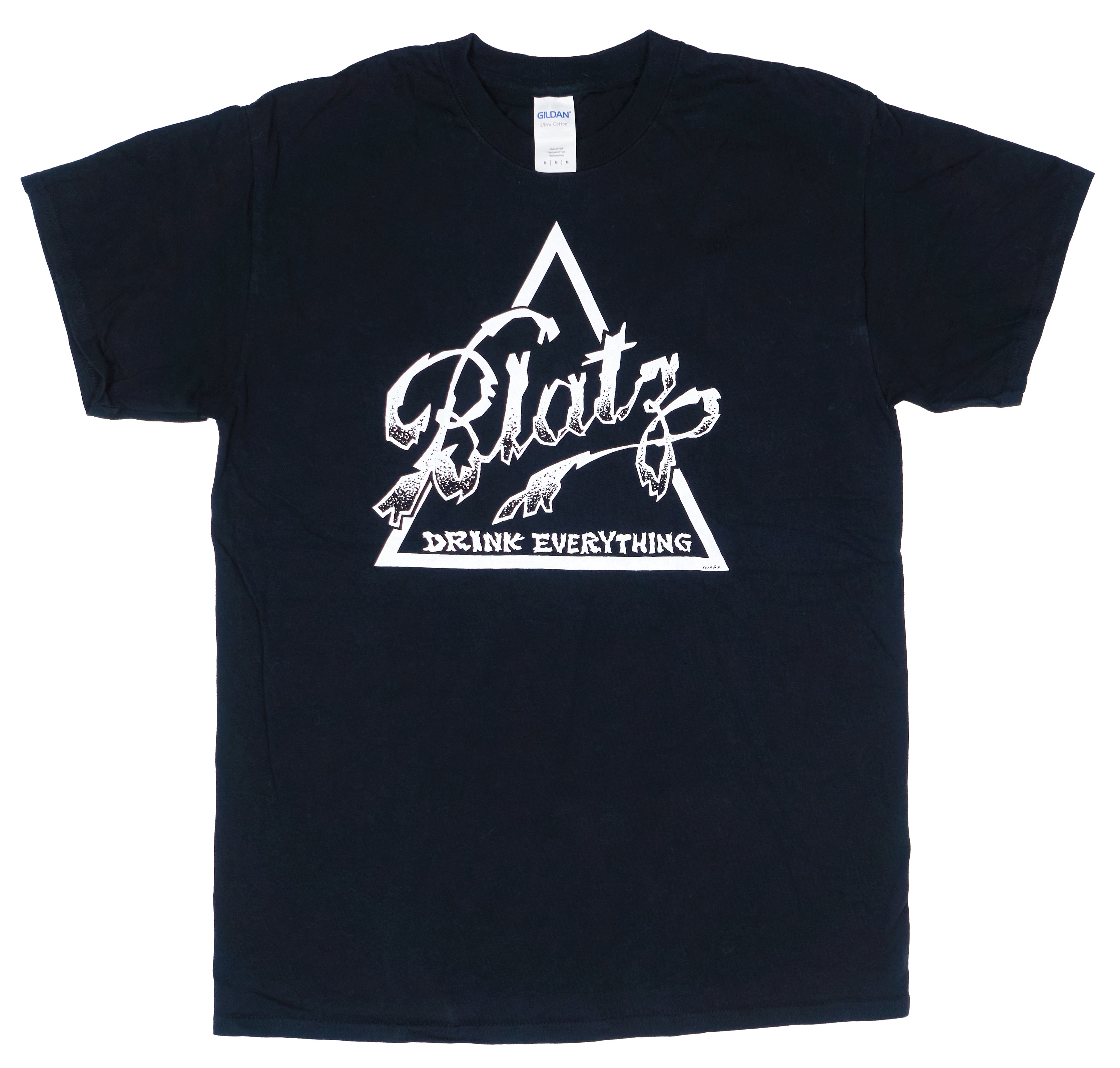 Blatz - Shary Drink Everything Logo Tour Shirt Size Medium