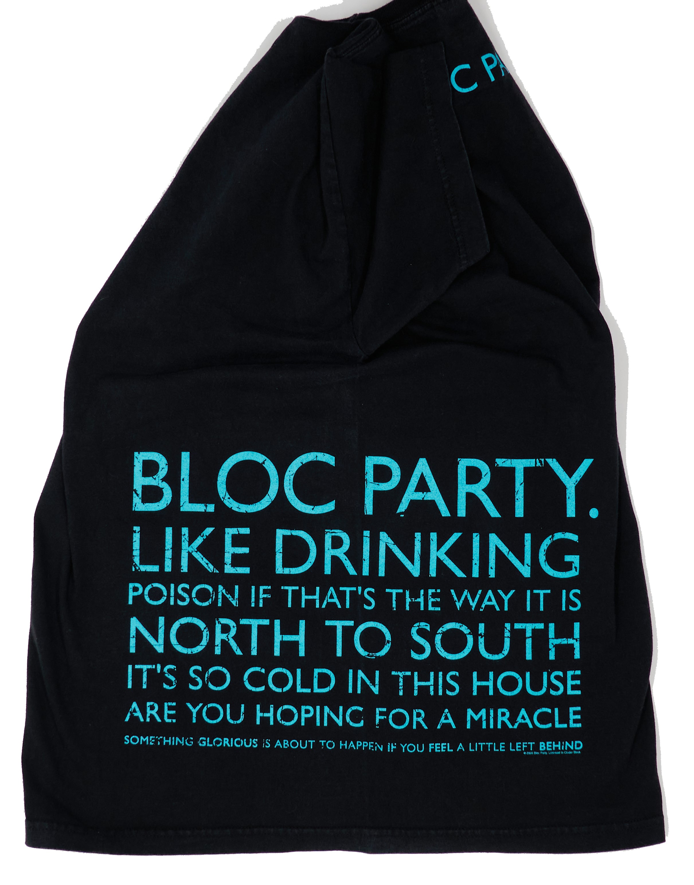 Bloc Party – Like Drinking Poison Silent Alarm 2005 Tour Shirt Size Large